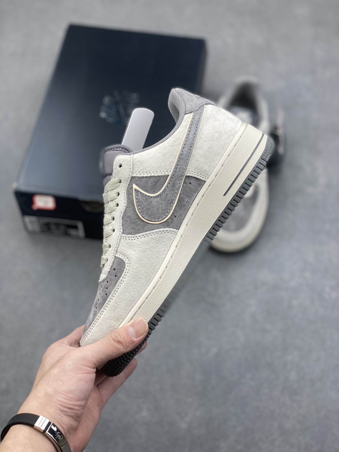 Nike Air Force 1 Low '07 Suede Sneakers Light Bone/Grey XT7138-102 4 i1733157607 6145 8