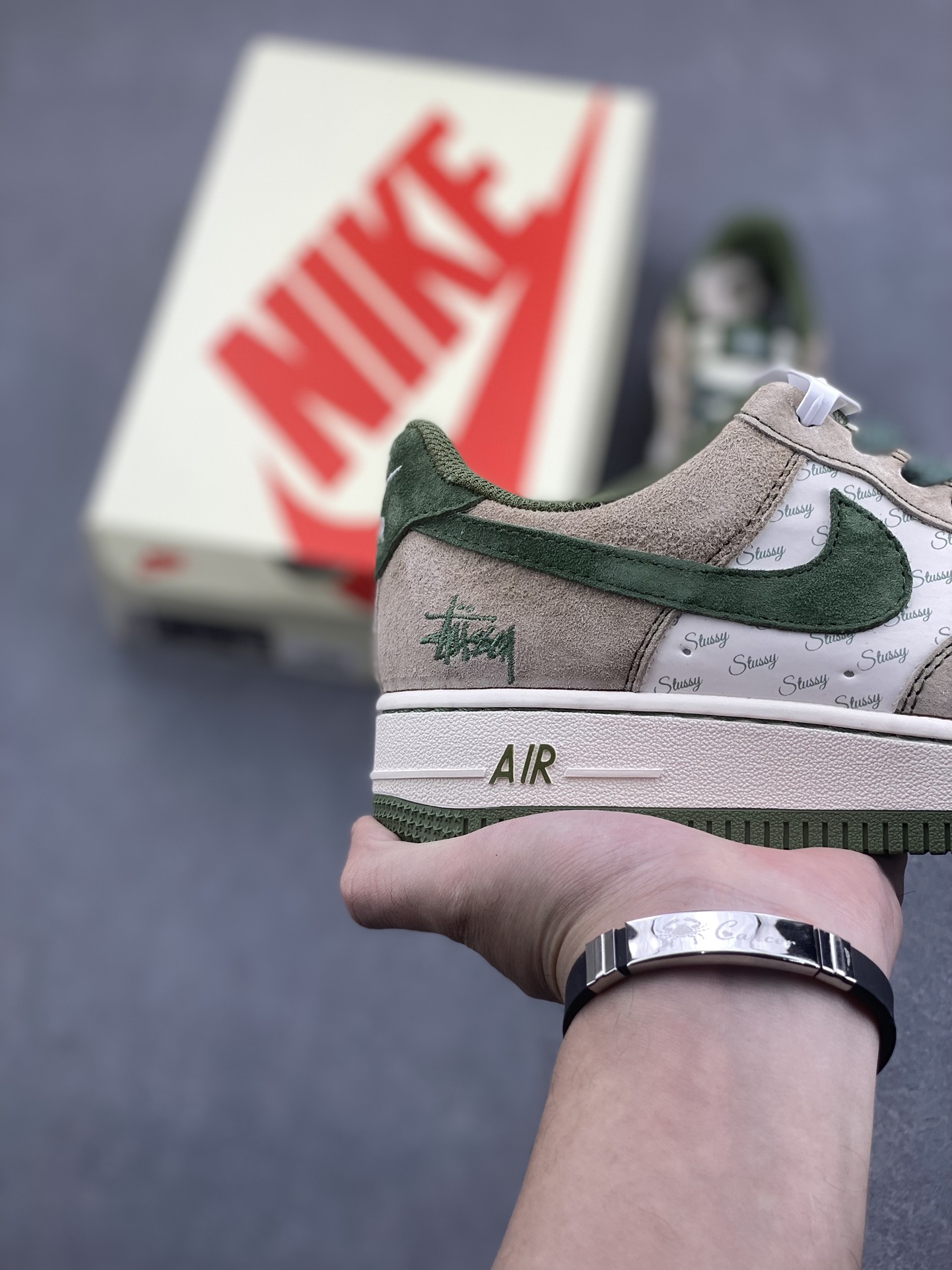 Nike Air Force 1 '07 Low Stussy Collab Green - Limited Edition Sneakers 6 i1733158012 5259 0