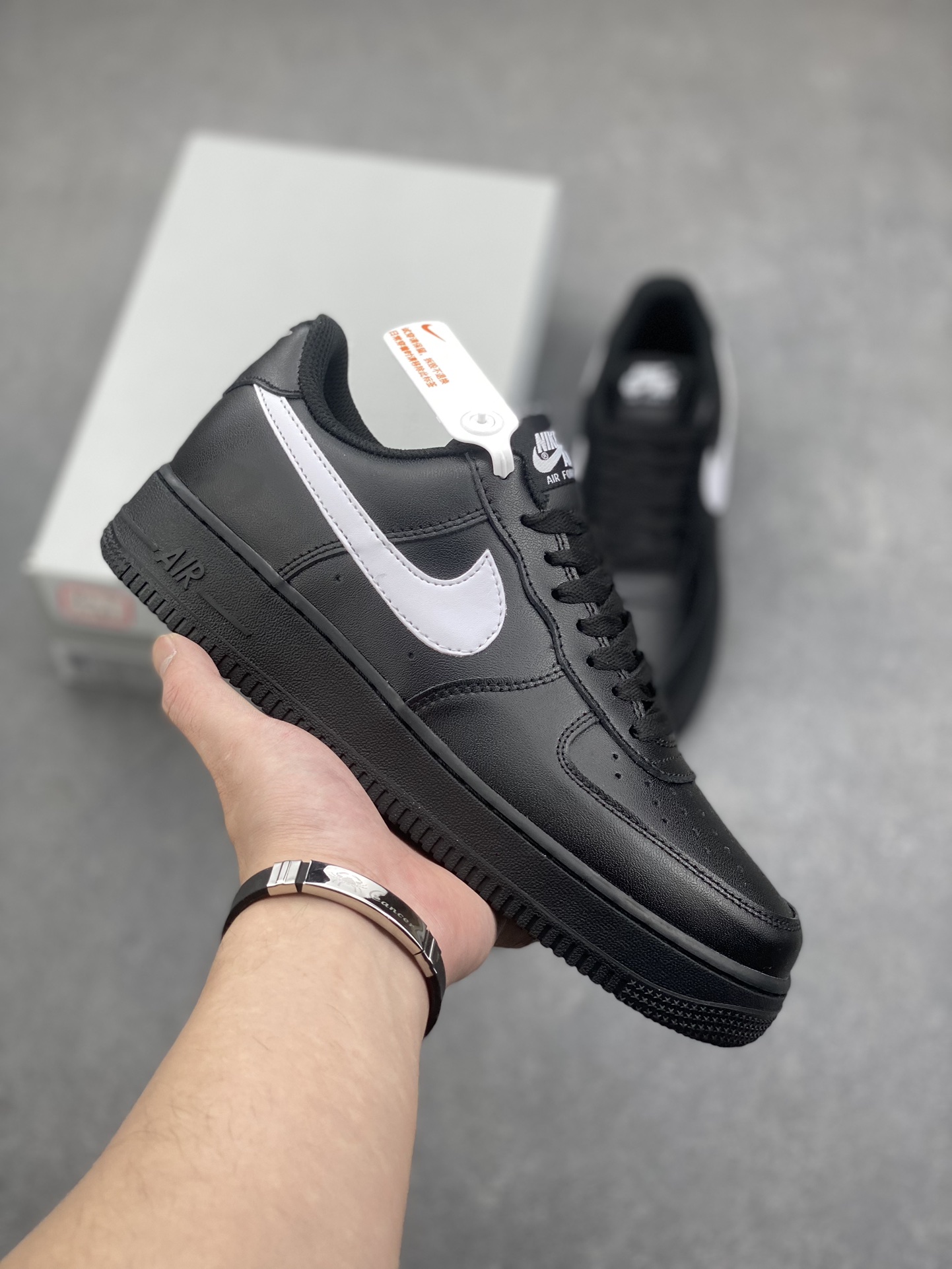 Nike Air Force 1 '07 Low Black/White, Men's Sneakers FZ0627-010 2 i1733158097 2200 6