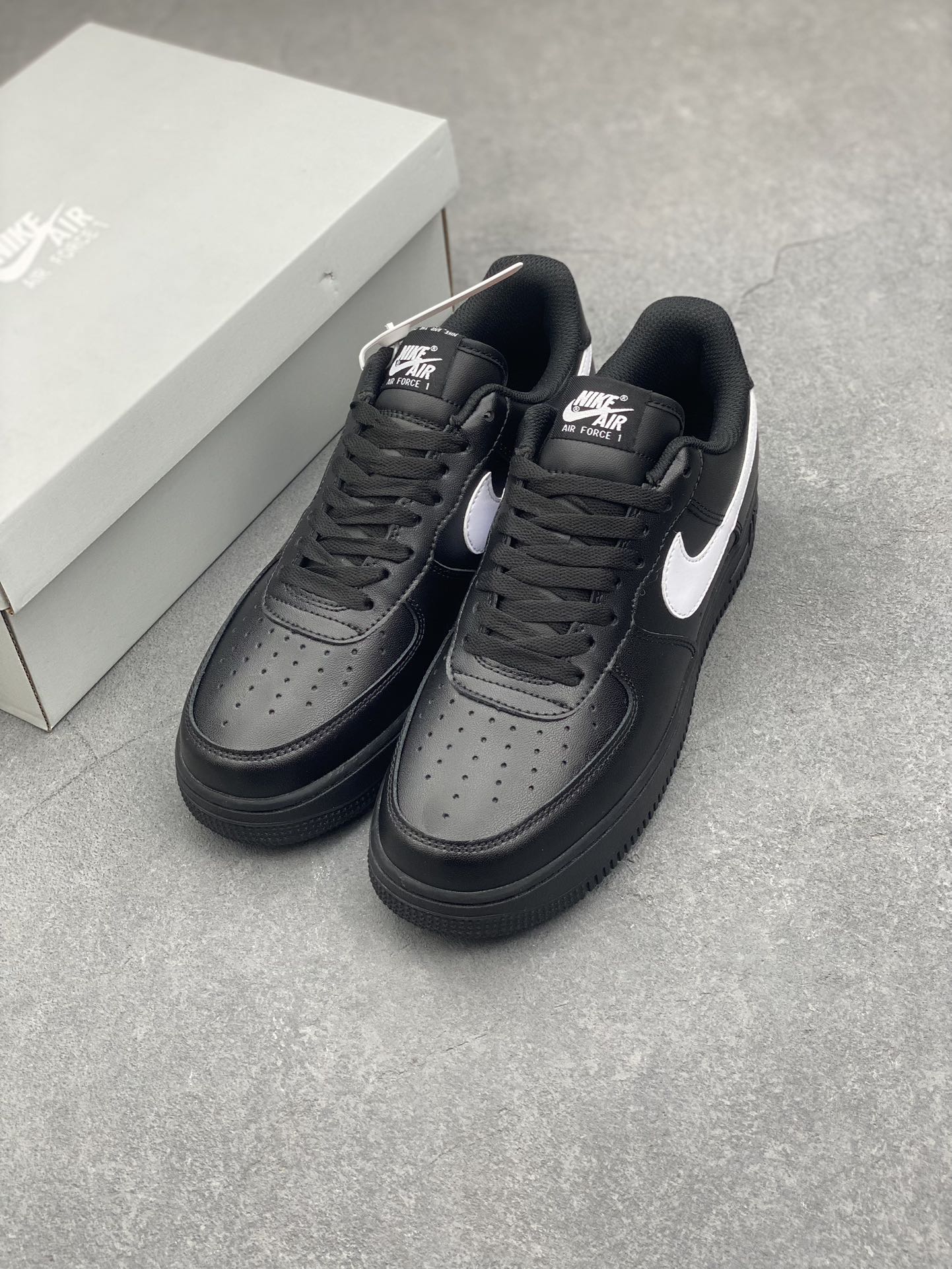 Nike Air Force 1 '07 Low Black/White, Men's Sneakers FZ0627-010 9 i1733158097 8583 4