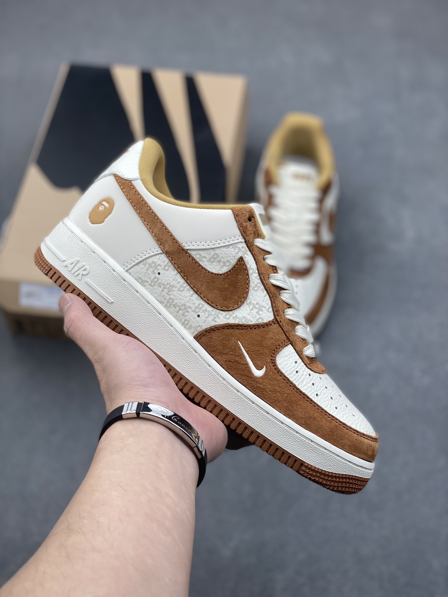 Air Force 1 '07 Low Brown Suede BAPE Collaboration - Premium Quality 2 i1733158602 2222 3