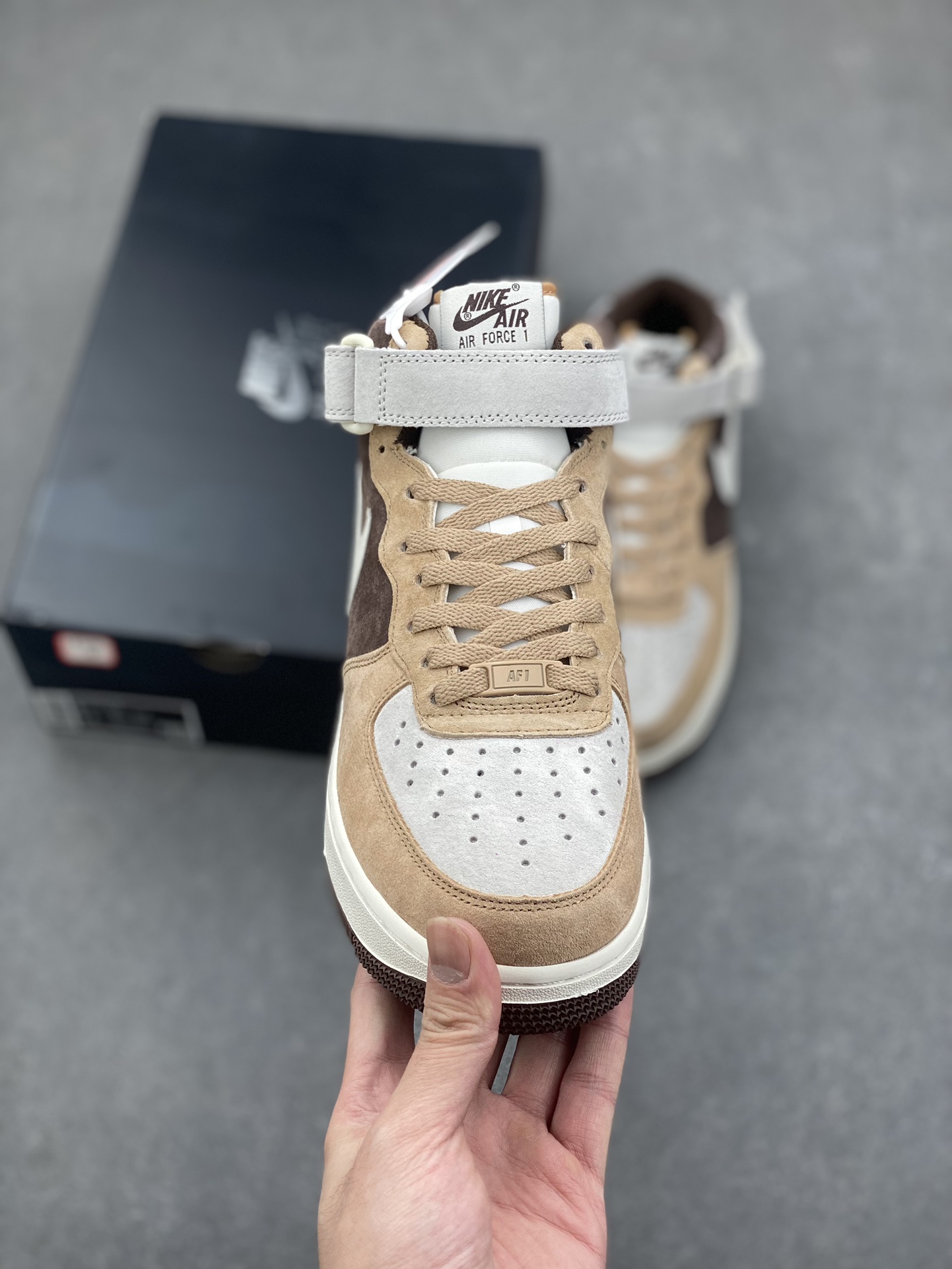 Nike Air Force 1 MID '07 Suede Coffee Bean Casual Shoes 3 i1733245197 5625 4