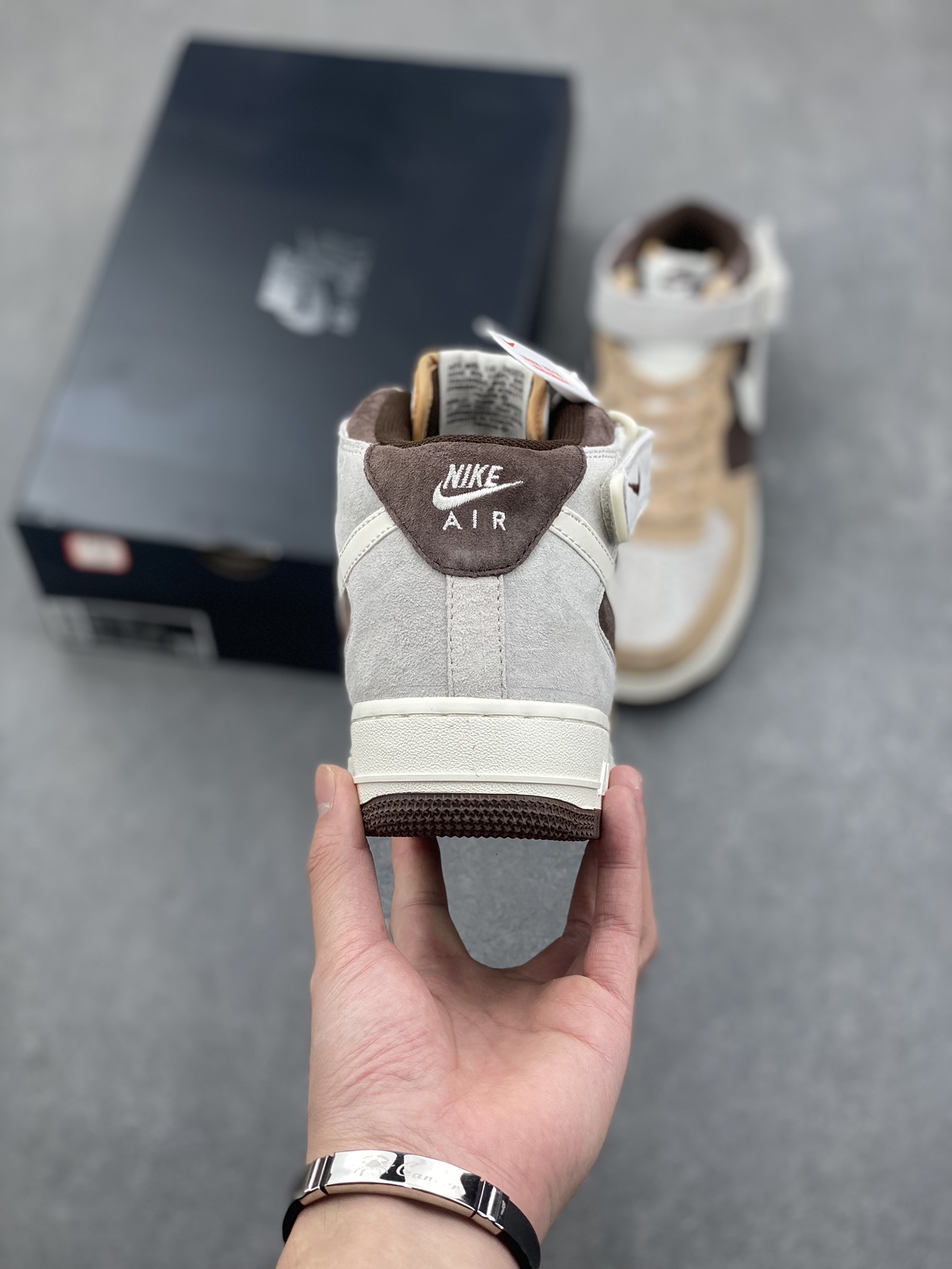 Nike Air Force 1 MID '07 Suede Coffee Bean Casual Shoes 5 i1733245197 995 0