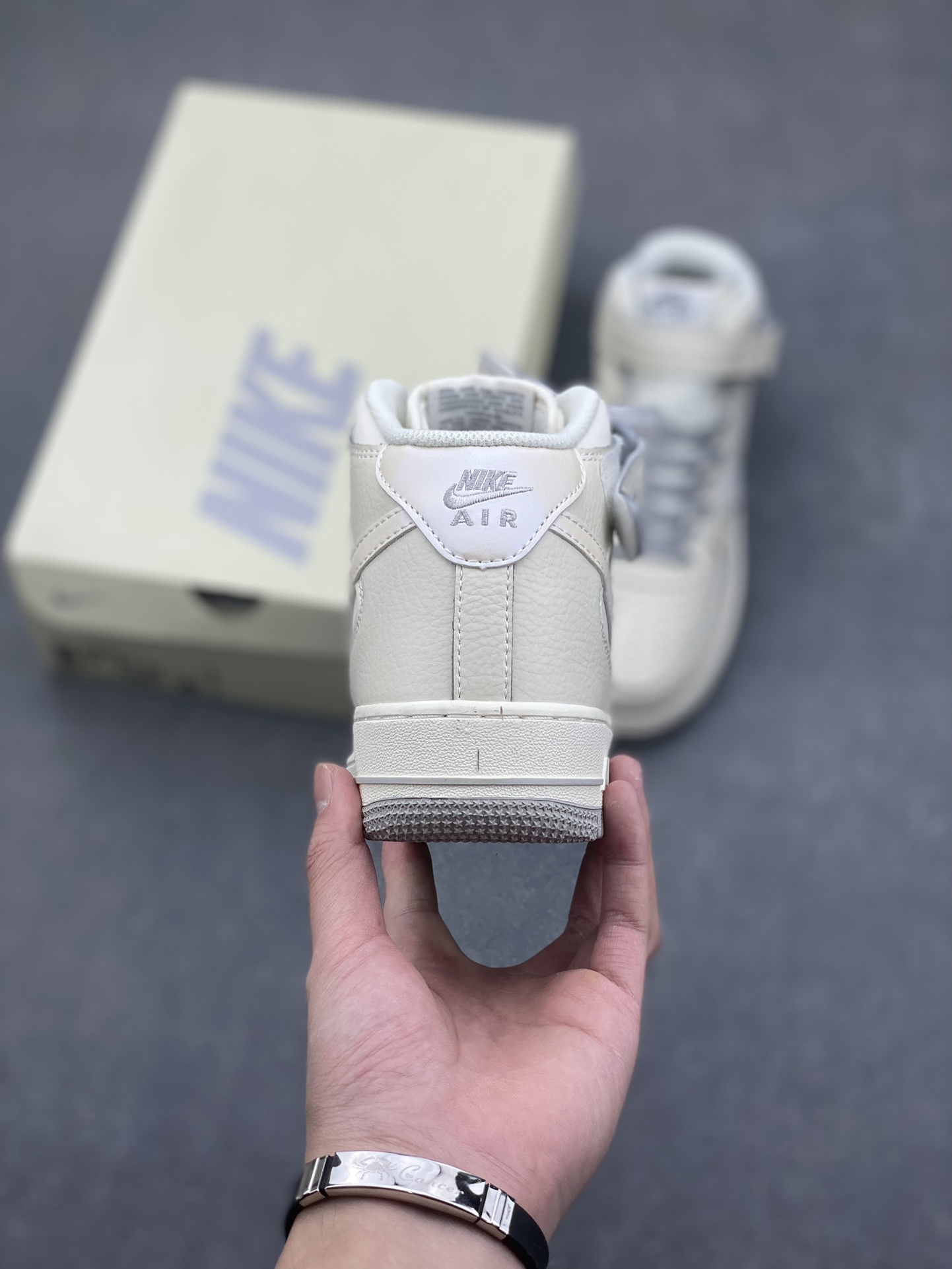 Nike Air Force 1 MID '07 'Grey Pearl' Reflective Casual Sneakers 5 i1733246092 2099 2