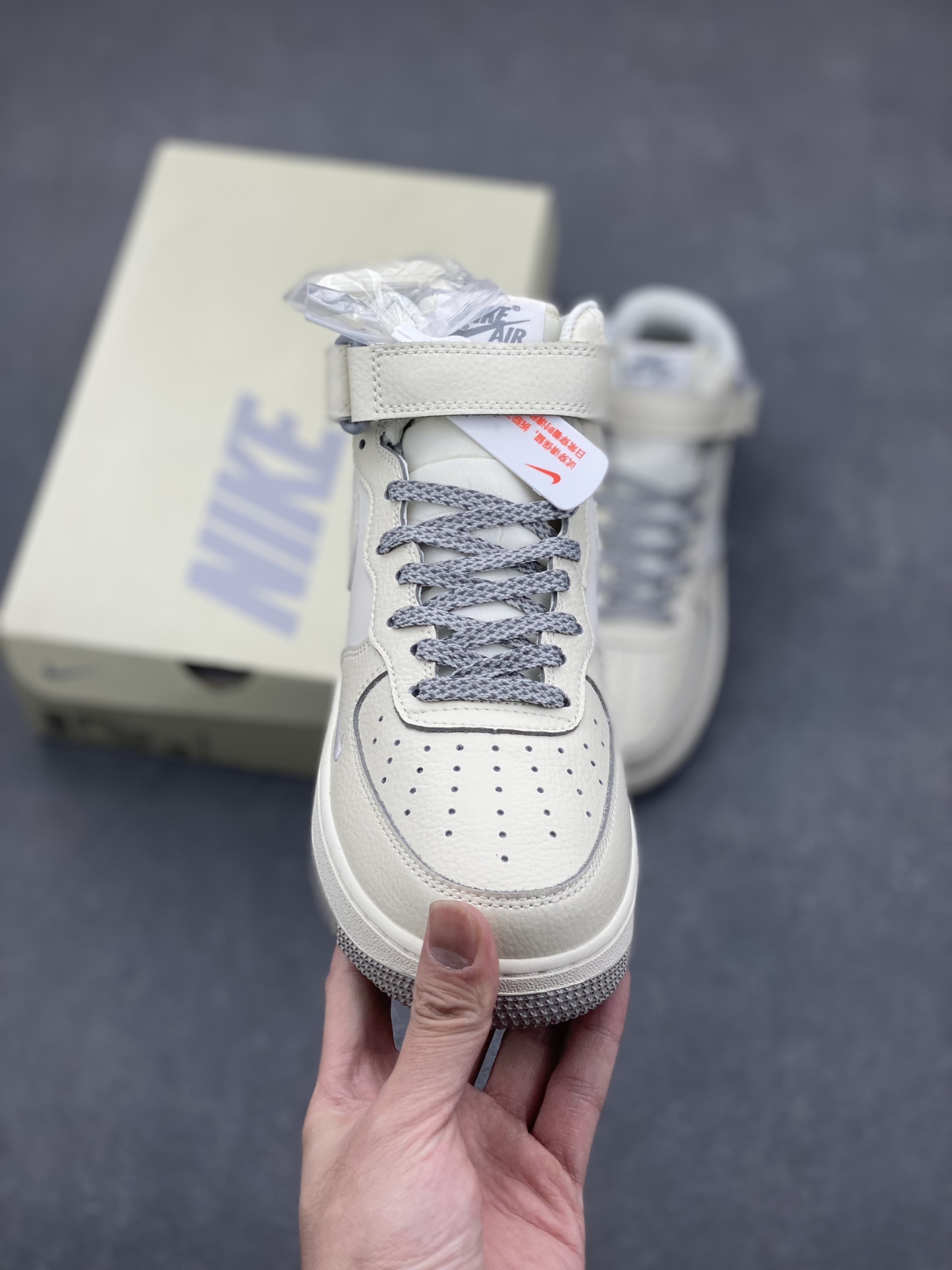 Nike Air Force 1 MID '07 'Grey Pearl' Reflective Casual Sneakers 3 i1733246092 4278 6