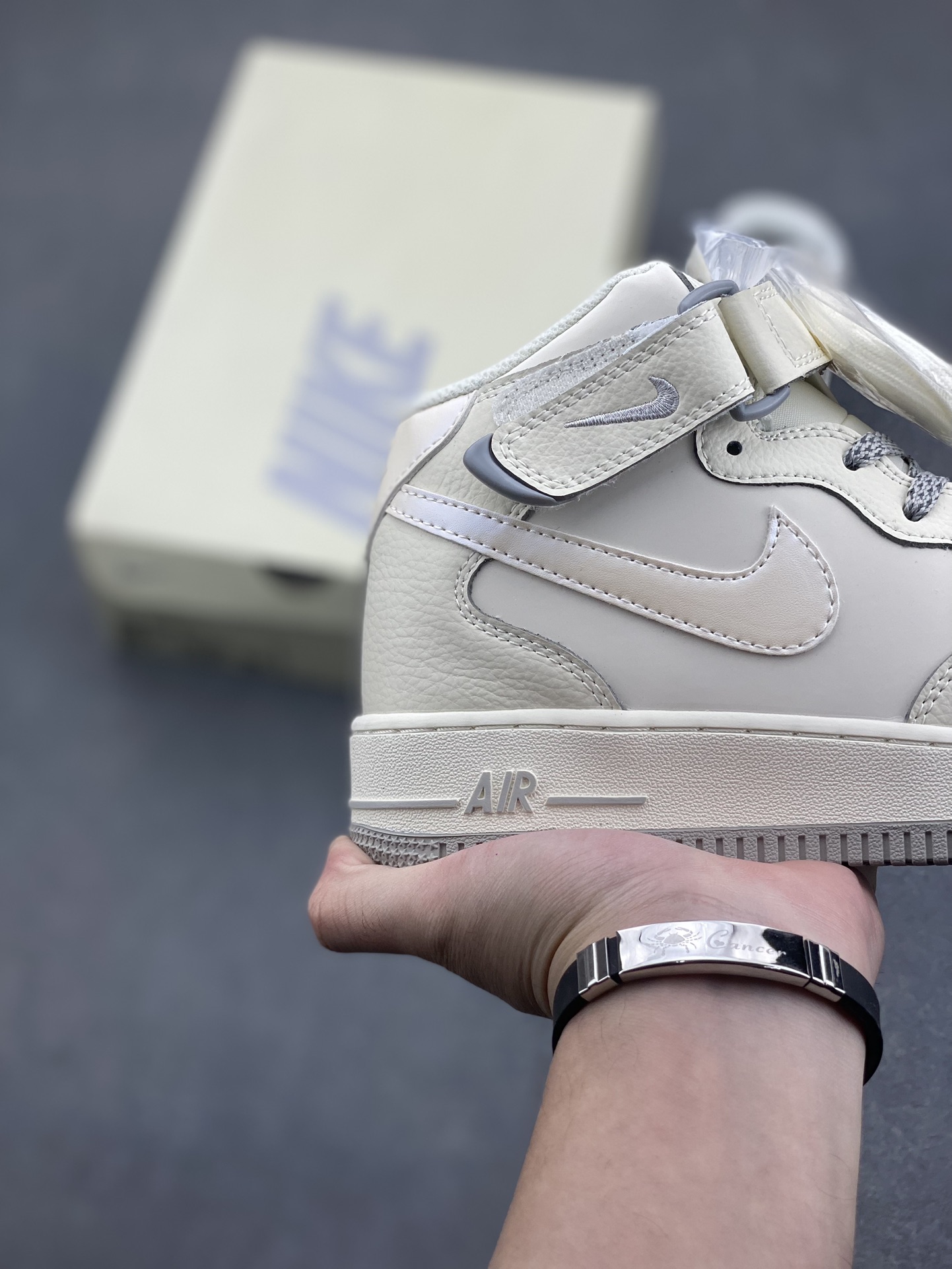 Nike Air Force 1 MID '07 'Grey Pearl' Reflective Casual Sneakers 6 i1733246092 8472 8