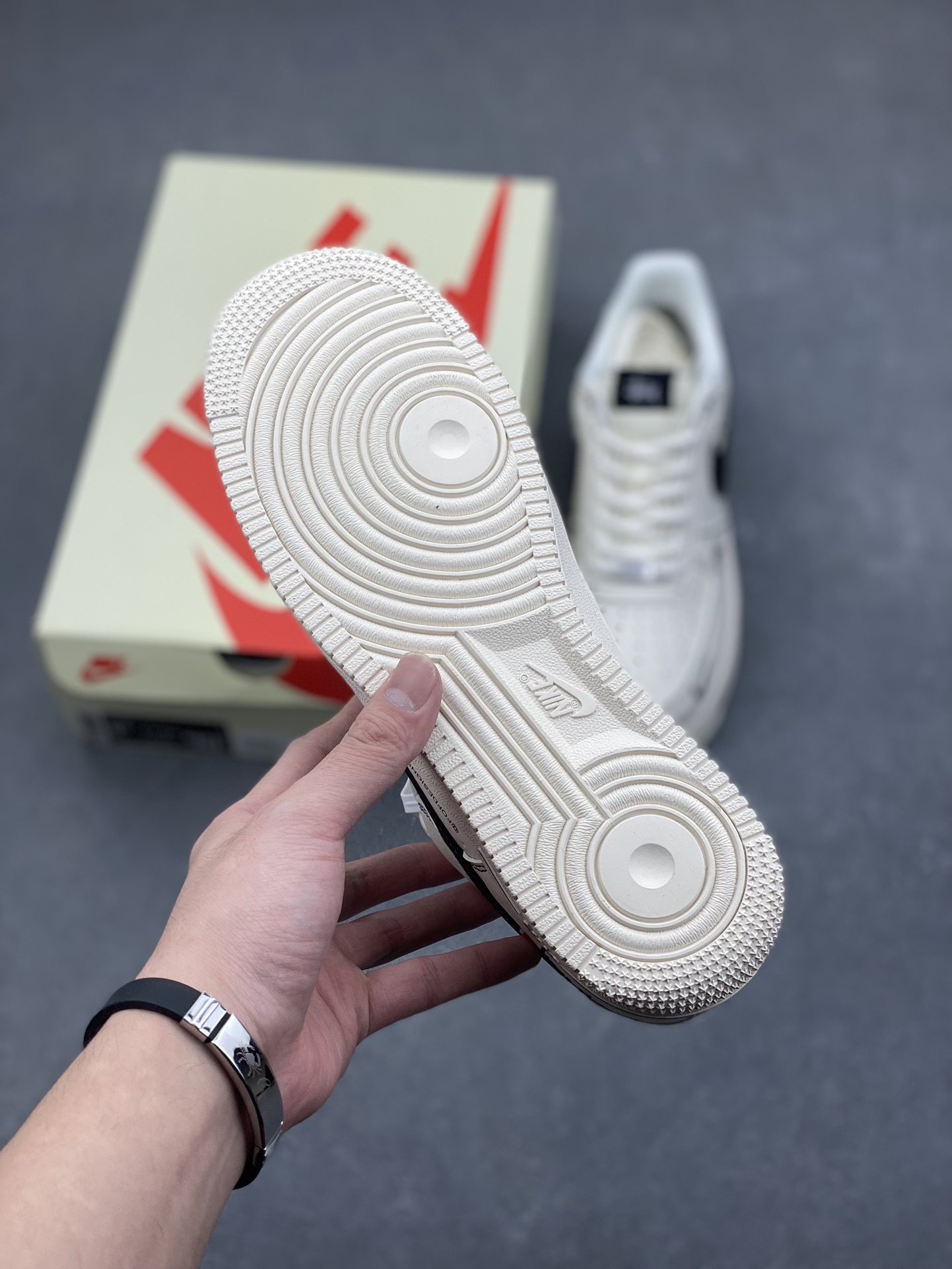 Nike Air Force 1 '07 Low Stussy Collab - Cream/Black, Limited Edition Shoes 7 i1733246418 7524 8