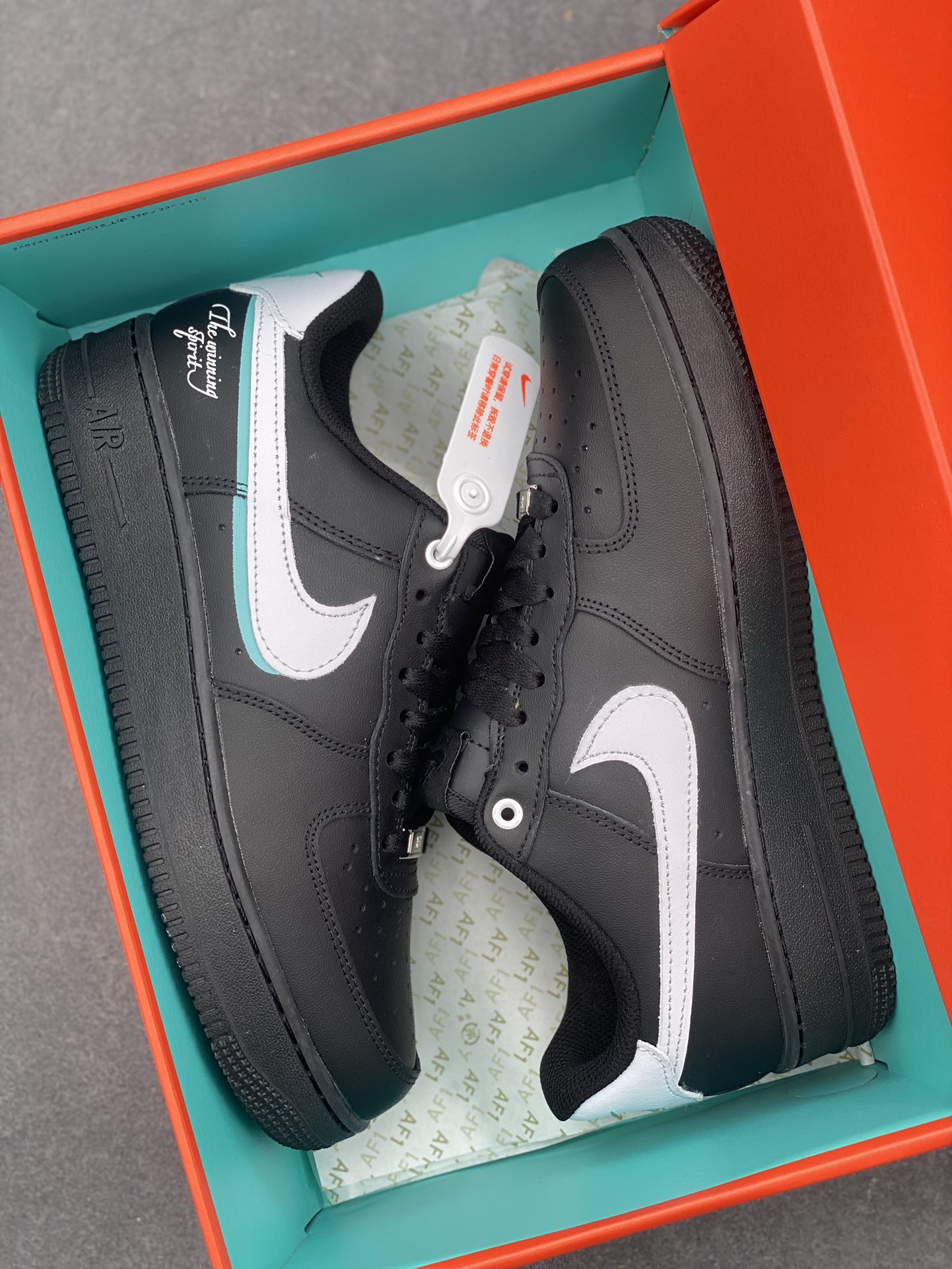 Nike Air Force 1 '07 Low Black White Casual Sneakers DD8959-001 10 i1733246502 6825 2