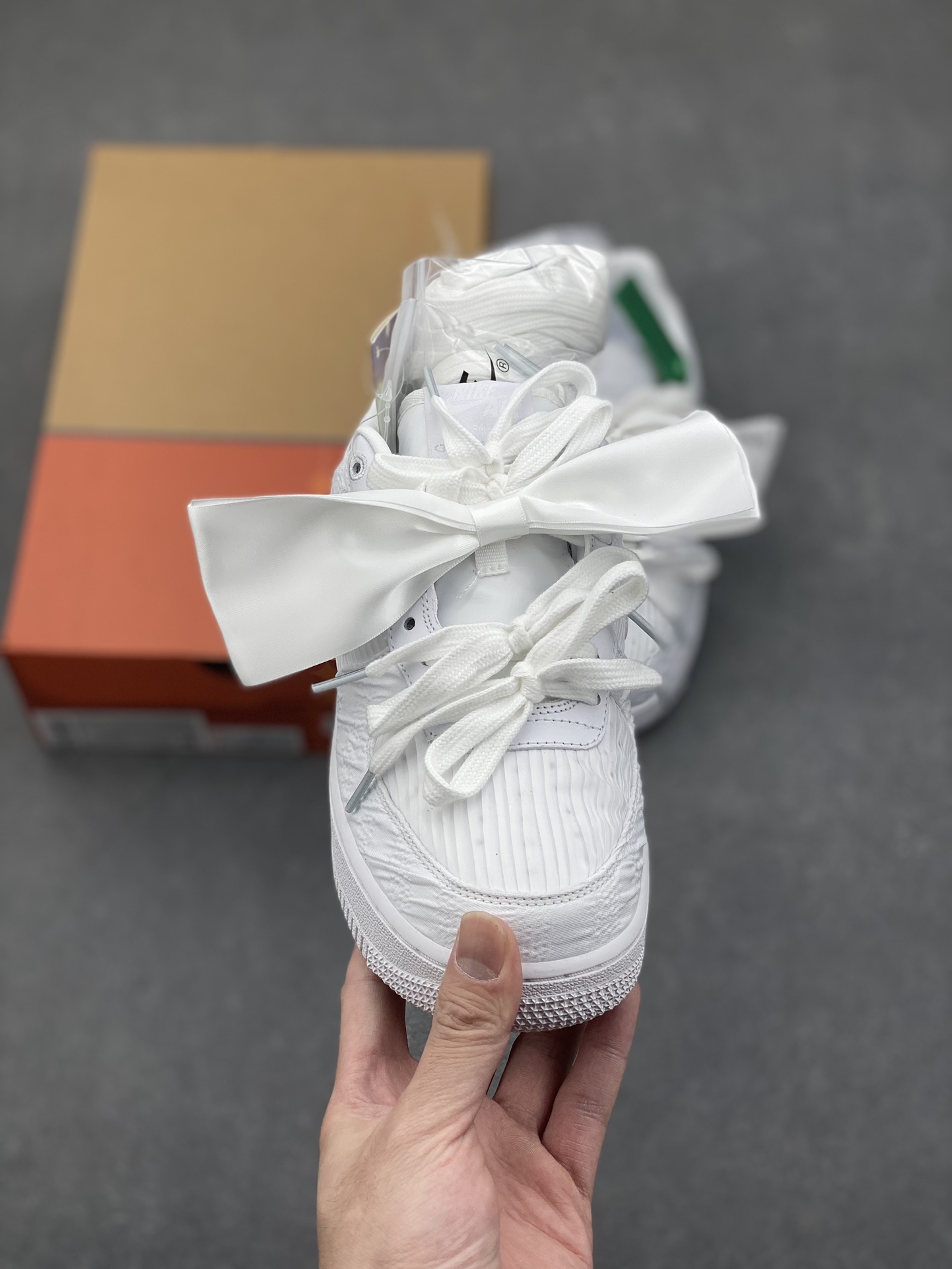 Nike Air Force 1 Low White Textured Leather Sneakers DV4244-111 3 i1733329647 9534 8