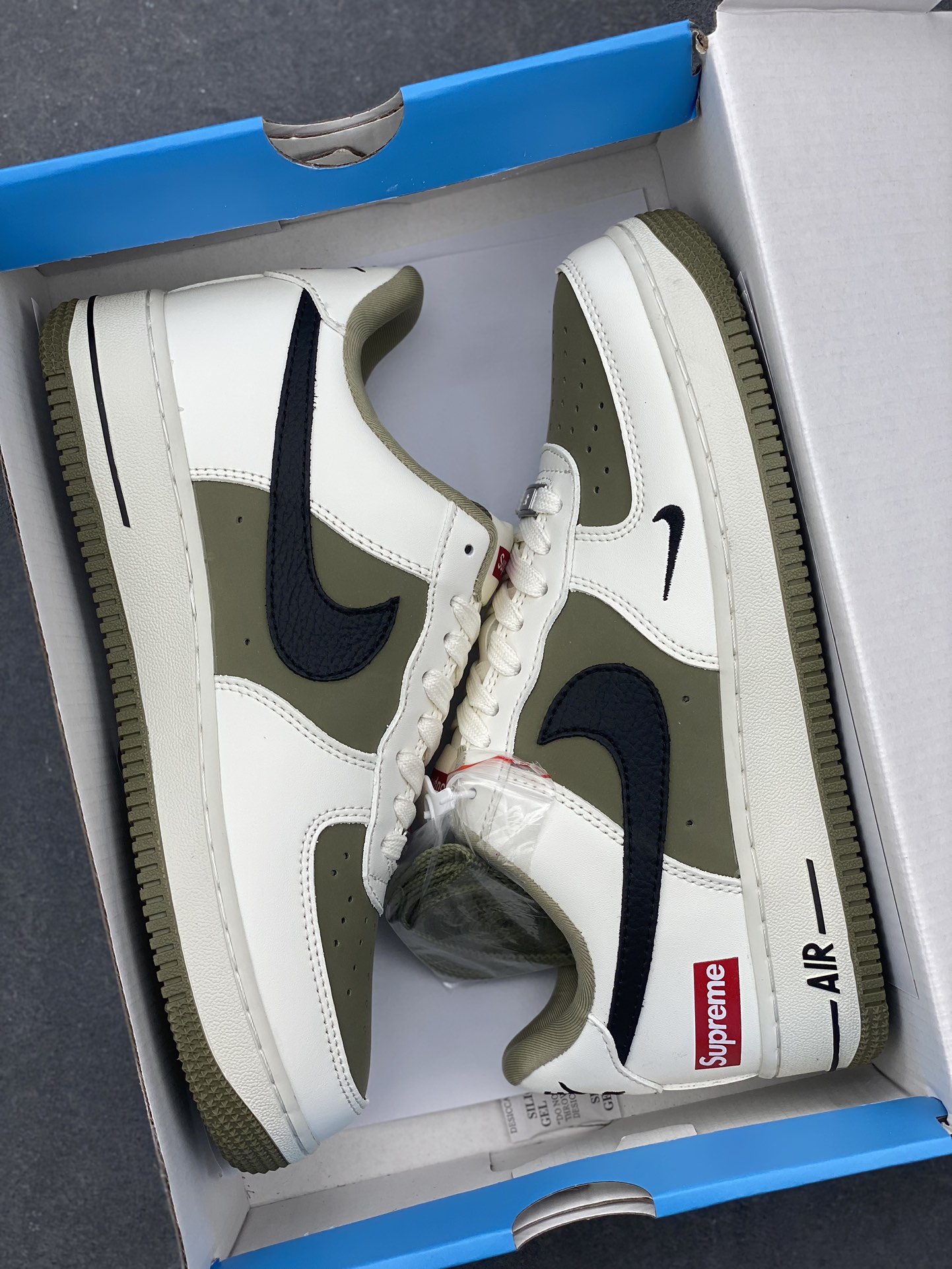 Nike Air Force 1 '07 Low Supreme Collab Military Green - Size 36-45 10 i1733329789 3271 4