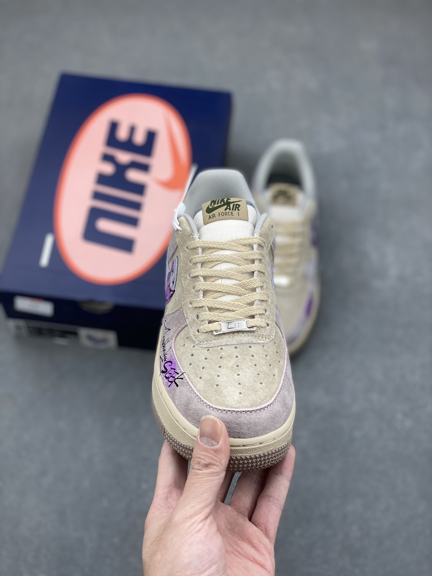 Nike Air Force 1 Low Sneakers Custom Graffiti Design, Casual Shoes For Men Women 3 i1733418019 4325 4