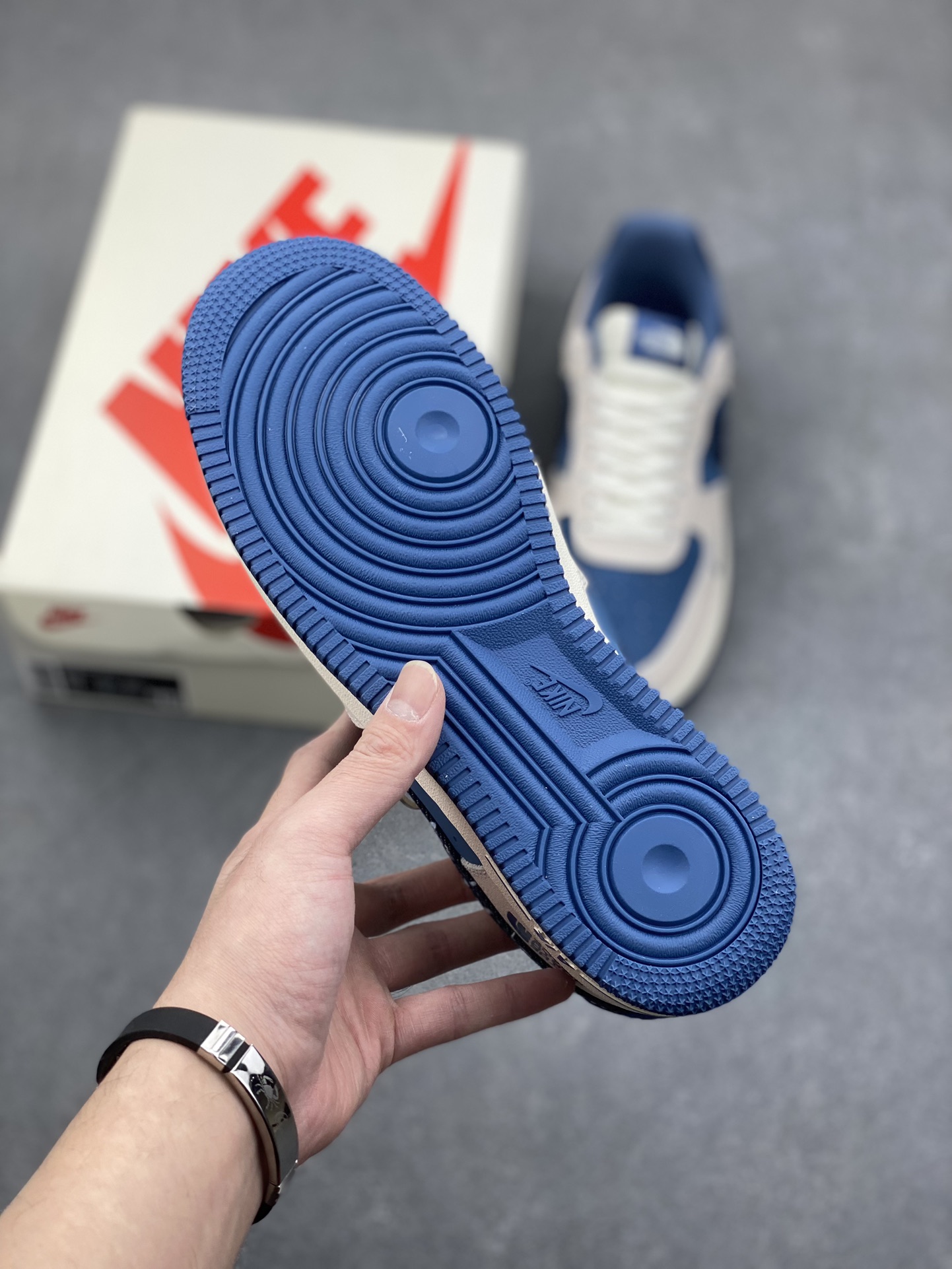 Nike Air Force 1 '07 Low The North Face Collab Sneakers - Blue/Cream 7 i1733418407 2347 0