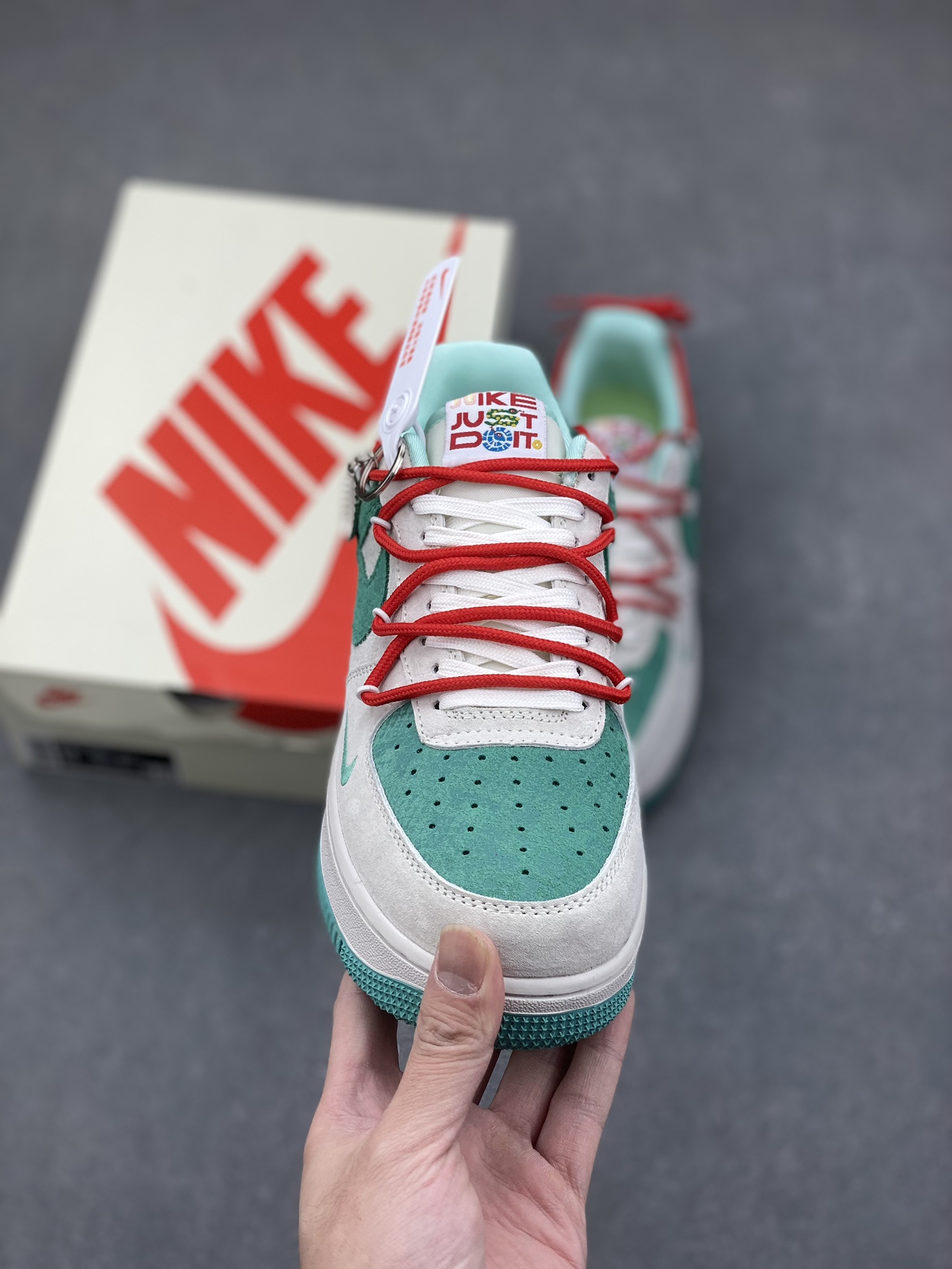 Nike Air Force 1 '07 Low Gucci Stone Island Grey Green Sneakers 3 i1733418481 4317 8