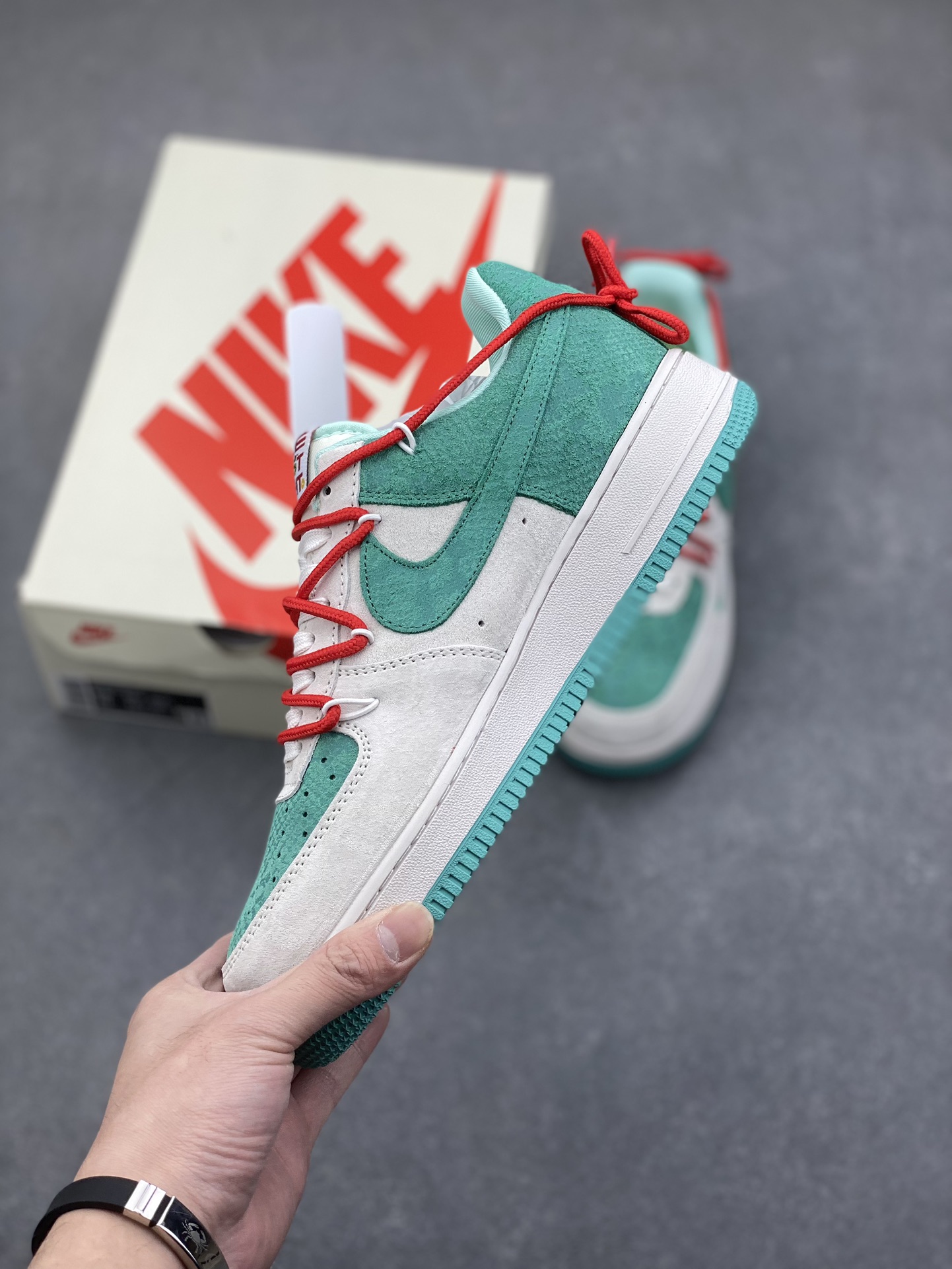 Nike Air Force 1 '07 Low Gucci Stone Island Grey Green Sneakers 4 i1733418481 7768 4