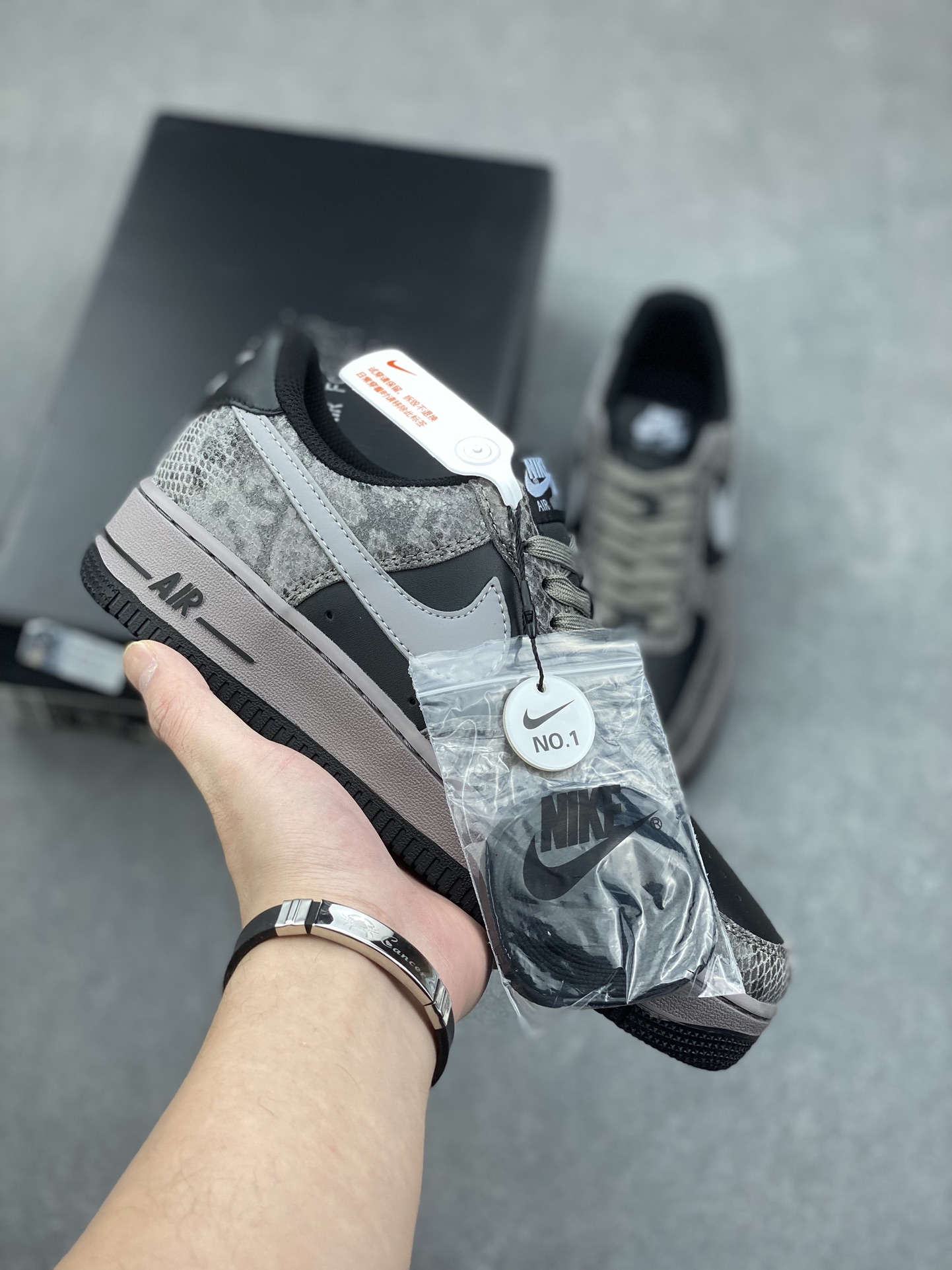 Nike Air Force 1 Low Black and Gray - Premium Quality, Comfortable Fit 2 i1733590631 7934 5
