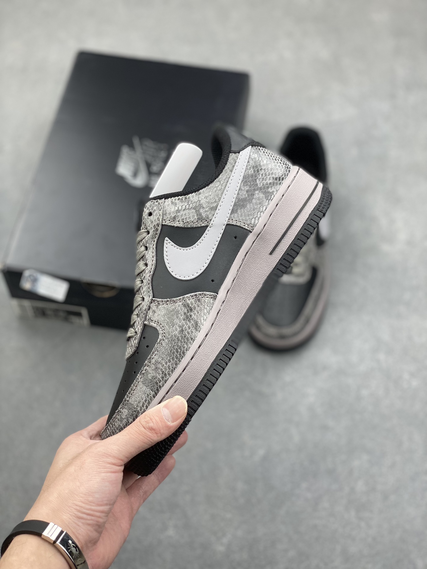 Nike Air Force 1 Low Black and Gray - Premium Quality, Comfortable Fit 4 i1733590631 8833 8