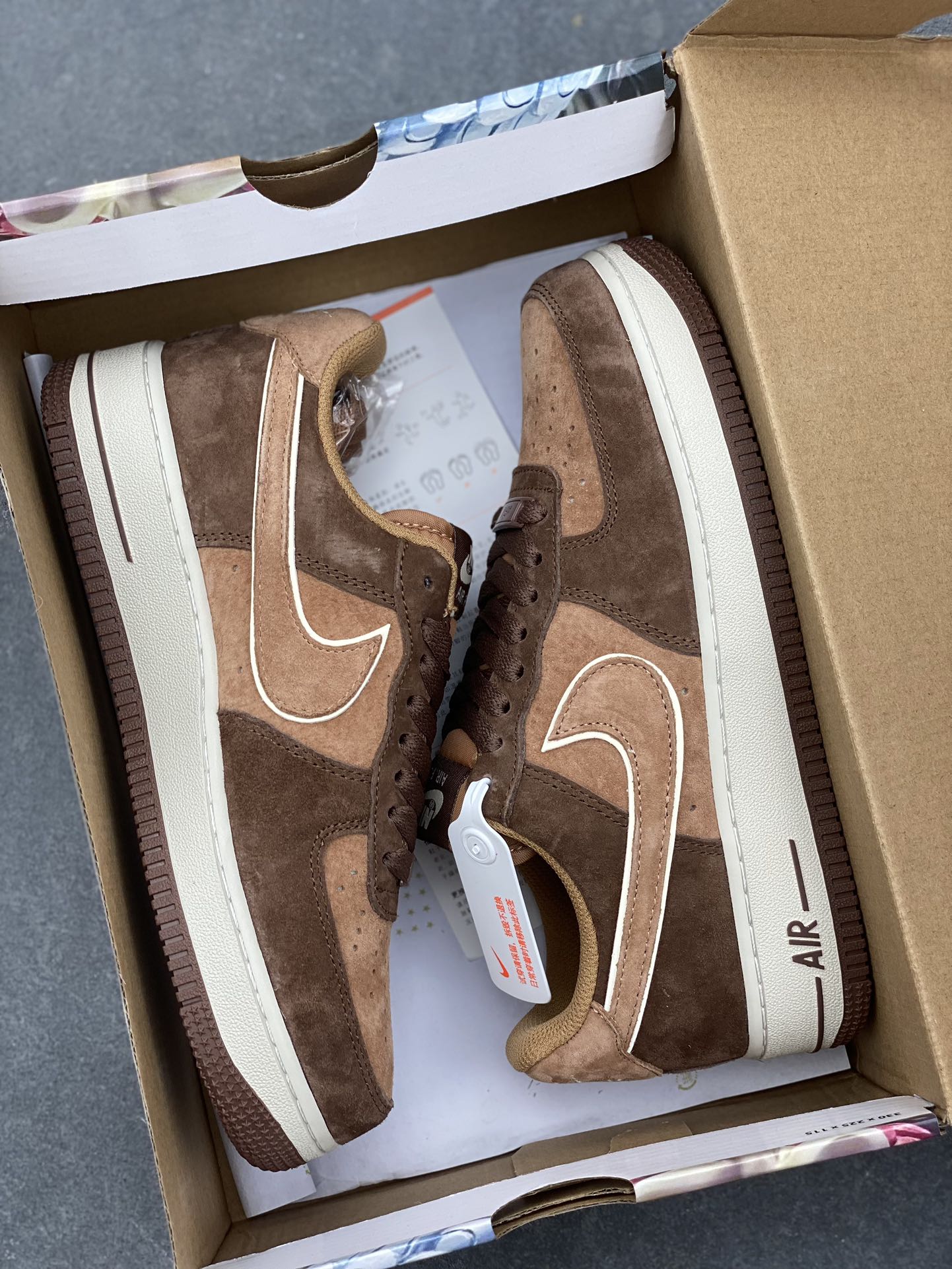 Nike Air Force 1 Low '07 Brown Suede Sneakers - Casual Comfort 10 i1733590955 195 3