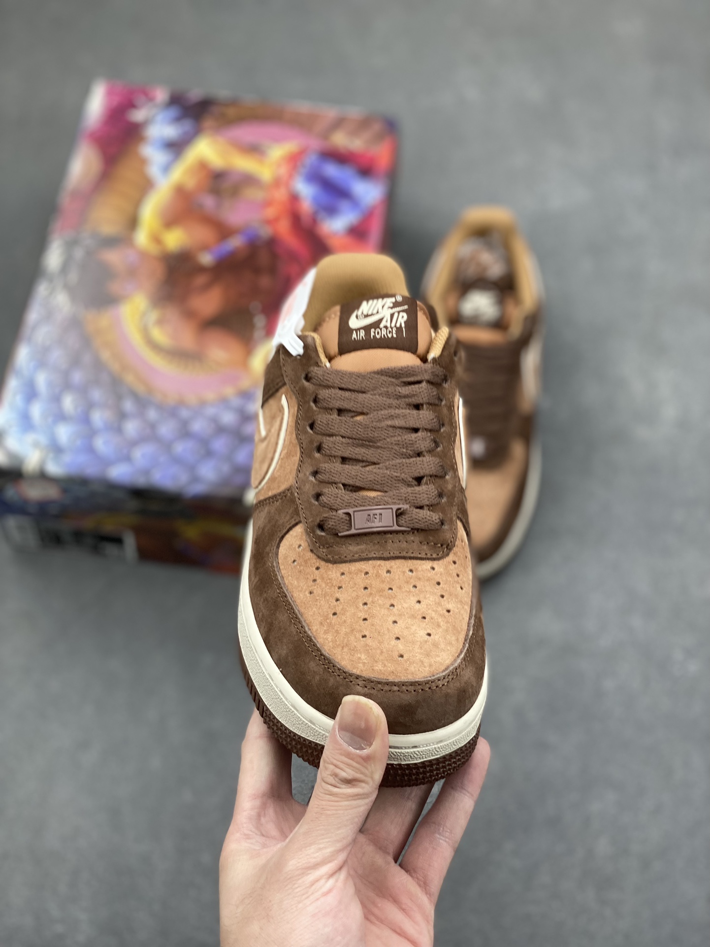 Nike Air Force 1 Low '07 Brown Suede Sneakers - Casual Comfort 3 i1733590955 3691 7