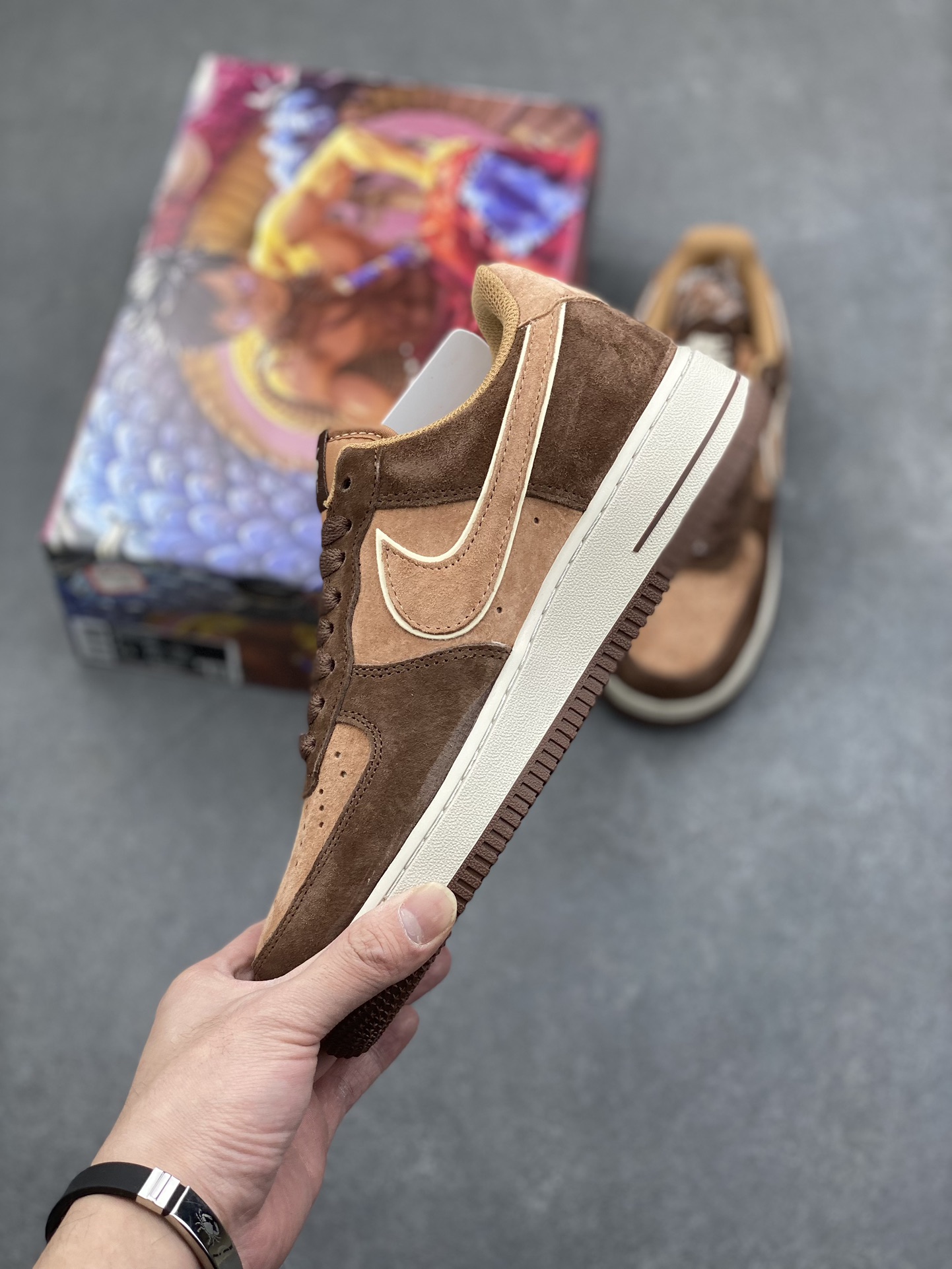 Nike Air Force 1 Low '07 Brown Suede Sneakers - Casual Comfort 4 i1733590955 4117 0