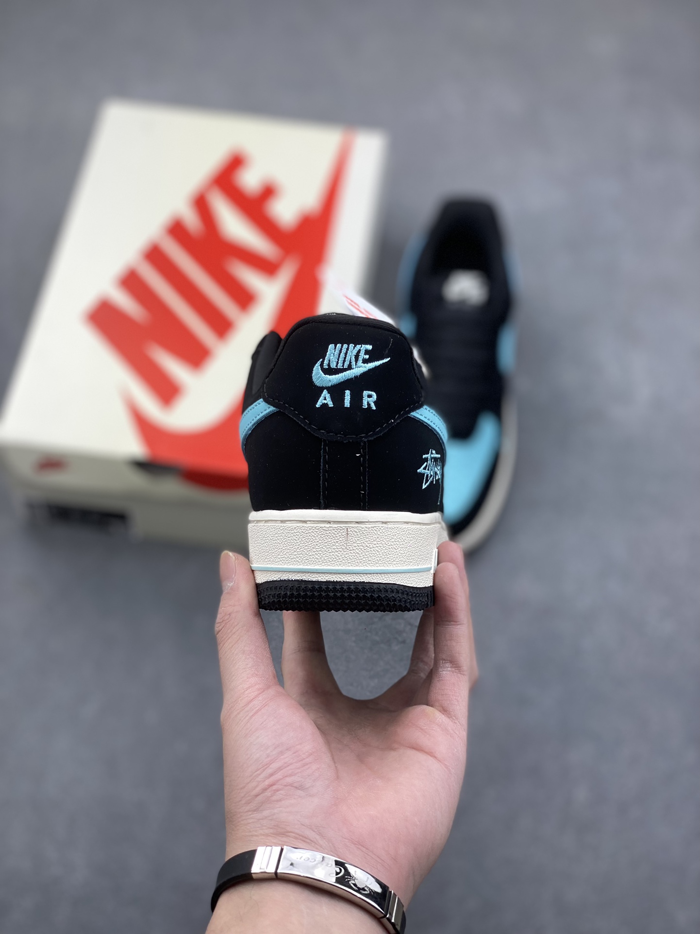 Nike Air Force 1 '07 Low Stussy Black Tiffany & Co. Sneakers 5 i1733729021 3314 5