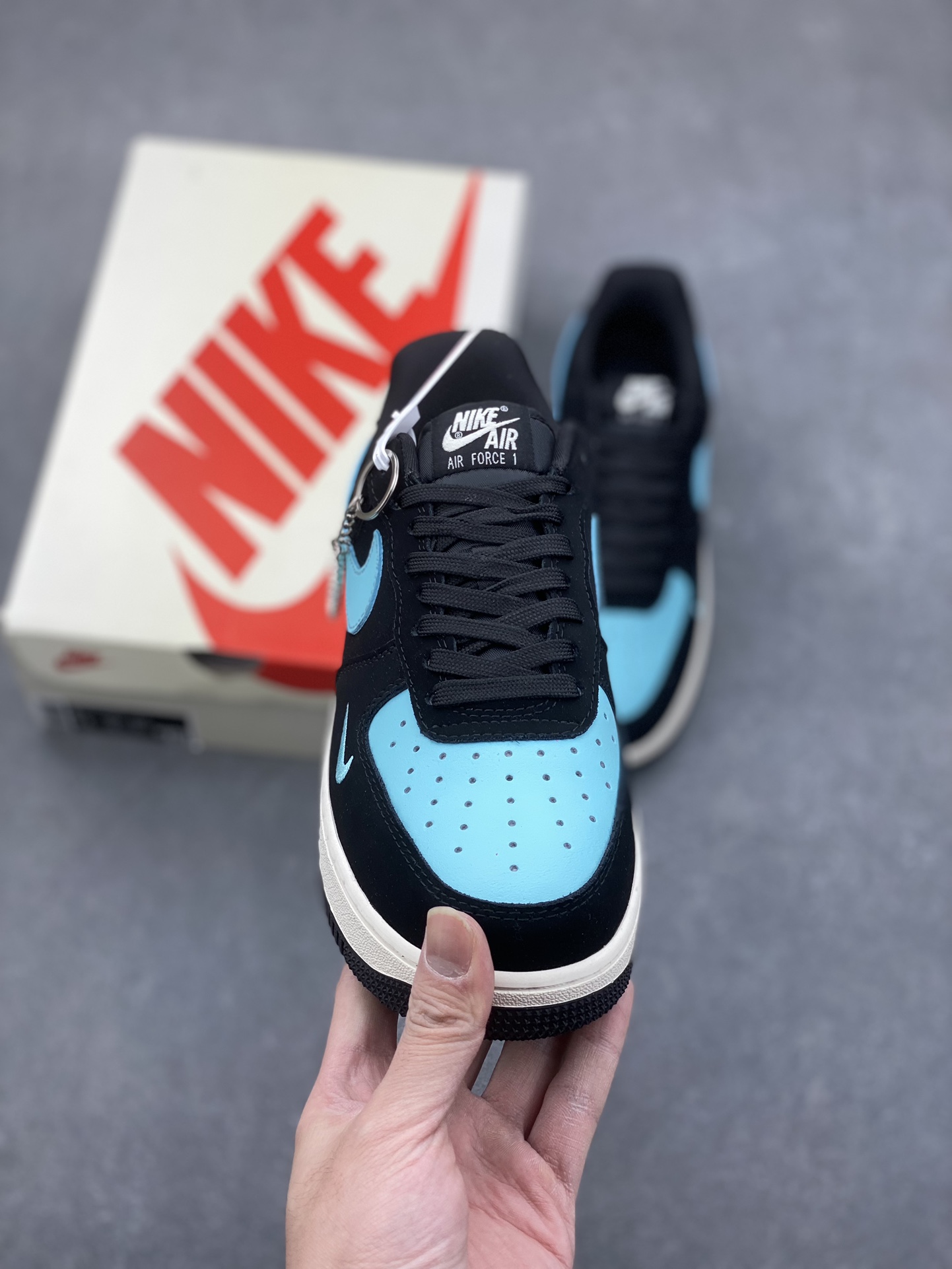 Nike Air Force 1 '07 Low Stussy Black Tiffany & Co. Sneakers 3 i1733729021 587 6