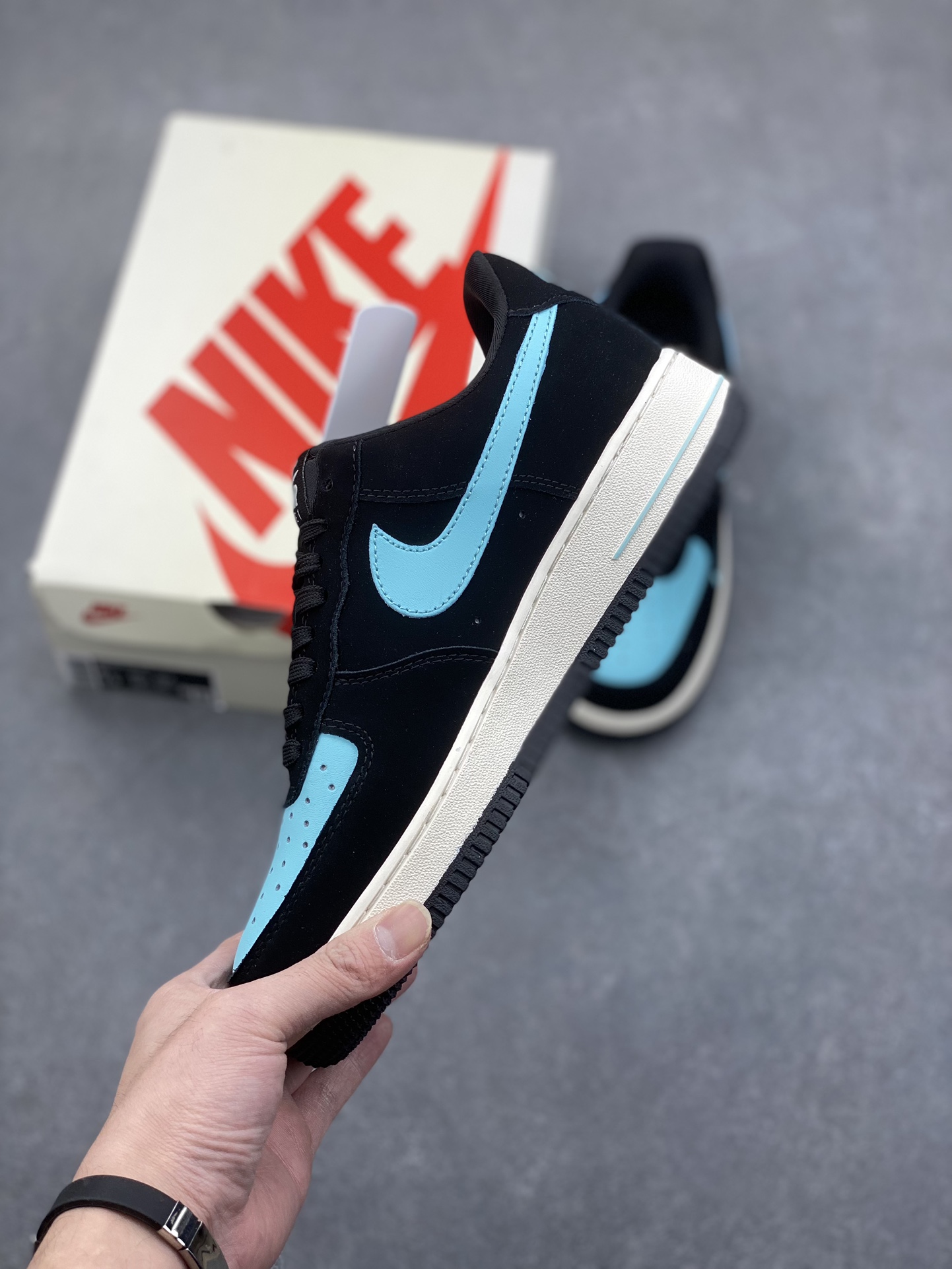 Nike Air Force 1 '07 Low Stussy Black Tiffany & Co. Sneakers 4 i1733729021 7100 2