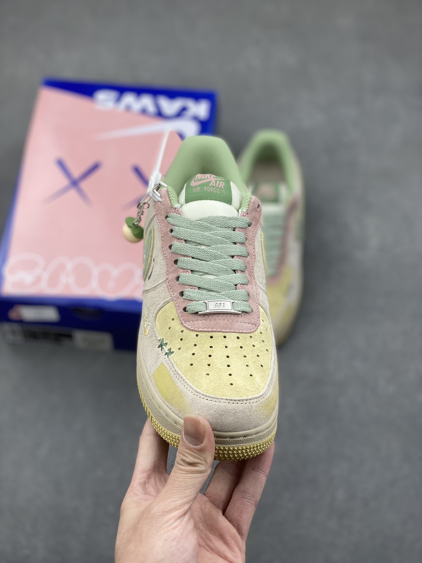 Nike Air Force 1 Low 'Peach Trees' Custom Sneakers - Limited Edition 3 i1733772353 4486 7