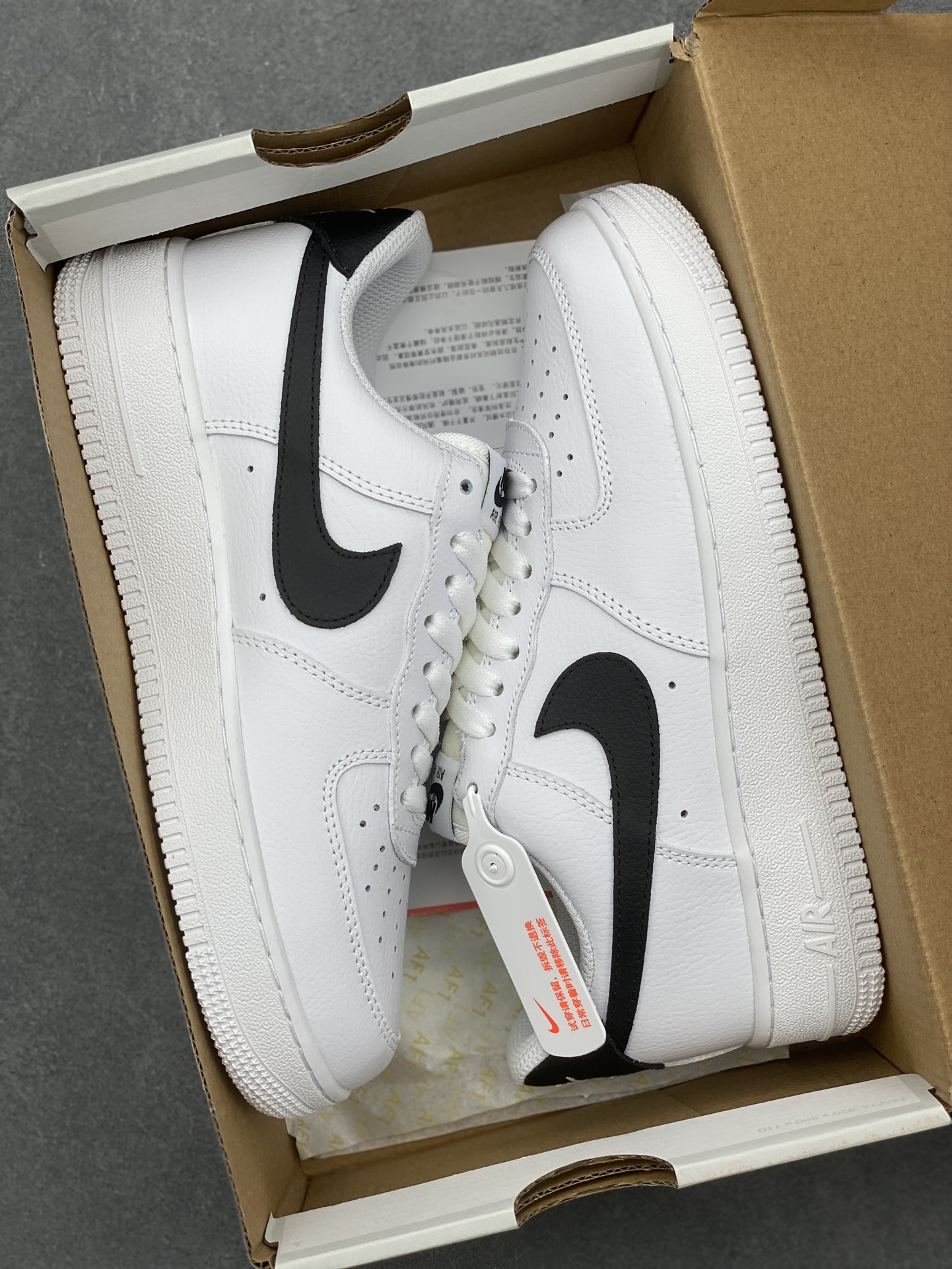 Nike Air Force 1 '07 Low White/Black CT2302-100 Authentic Sneakers 10 i1733772590 7583 6