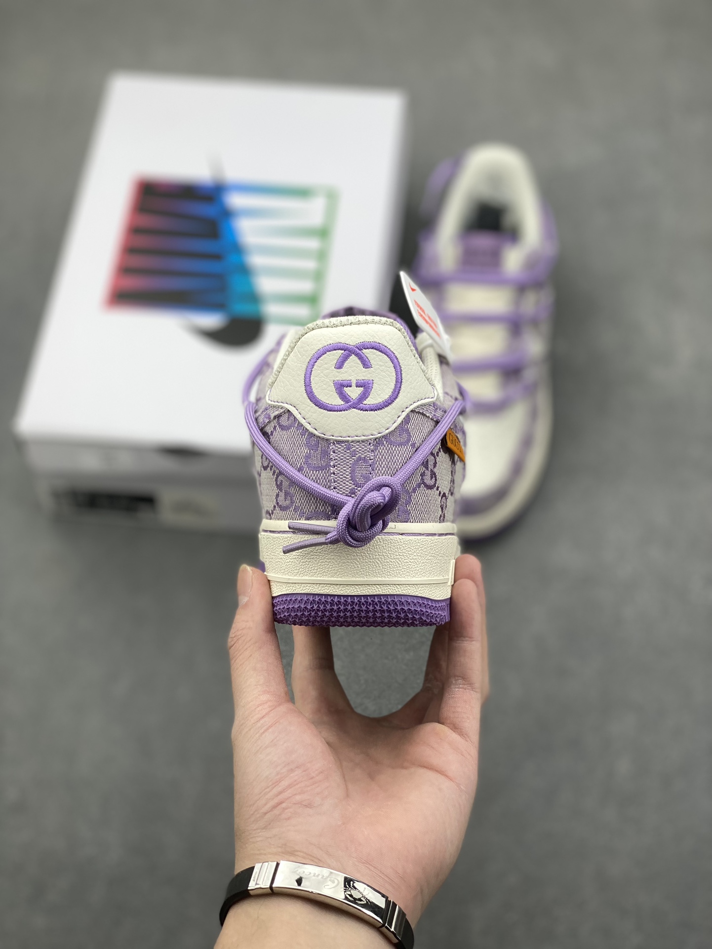 Nike Air Force 1 x Gucci Purple Sneakers Designer Collaboration Shoes 5 i1733848675 6225 1
