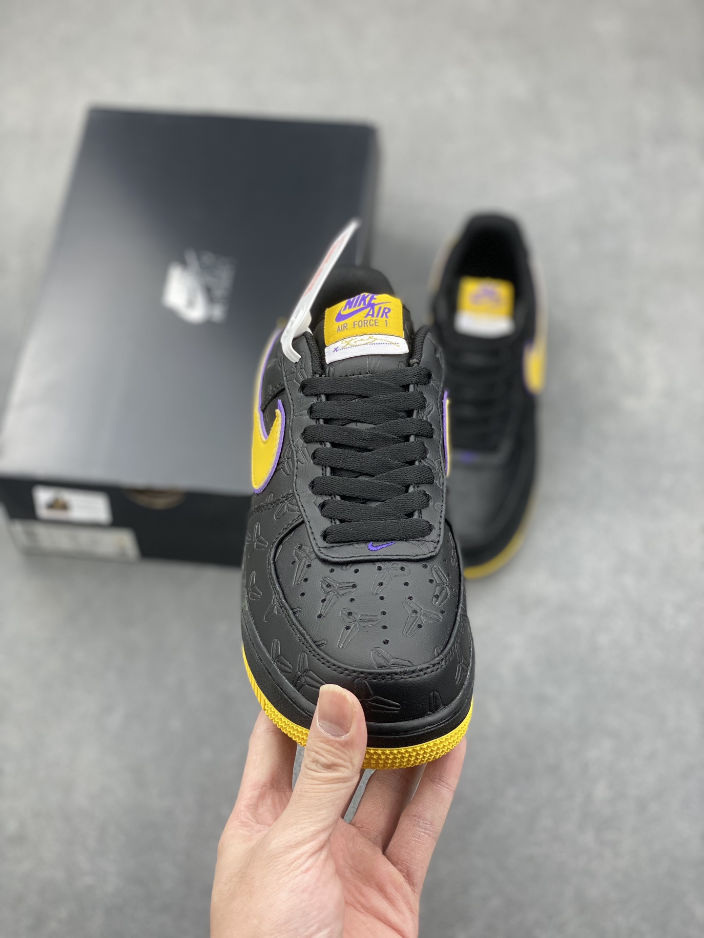 Nike Air Force 1 '07 Low Black Mamba Lakers Shoes HV5122-001 3 i1733849243 7408 3