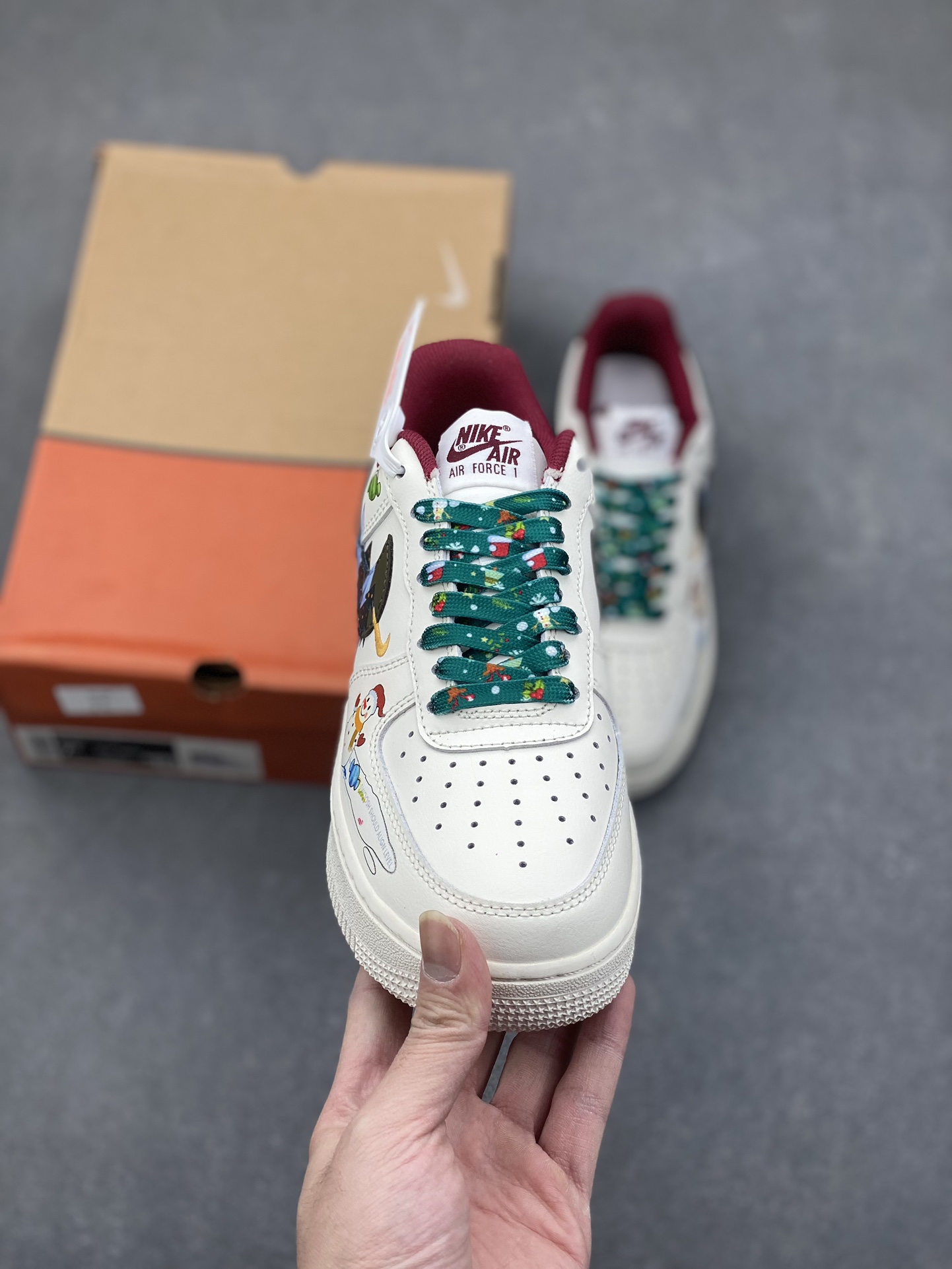 Nike Air Force 1 Low Christmas Party Custom Sneakers - Festive Holiday Style 3 i1734070963 1583 0