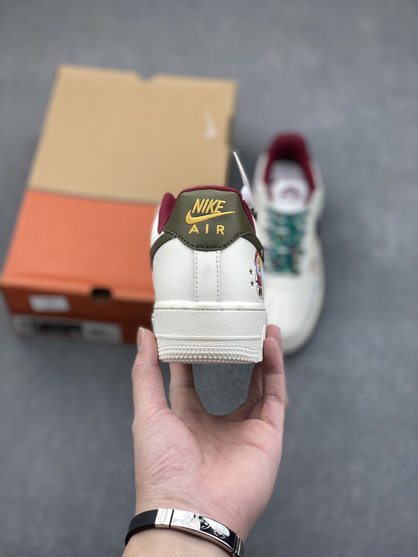 Nike Air Force 1 Low Christmas Party Custom Sneakers - Festive Holiday Style 5 i1734070963 1624 6