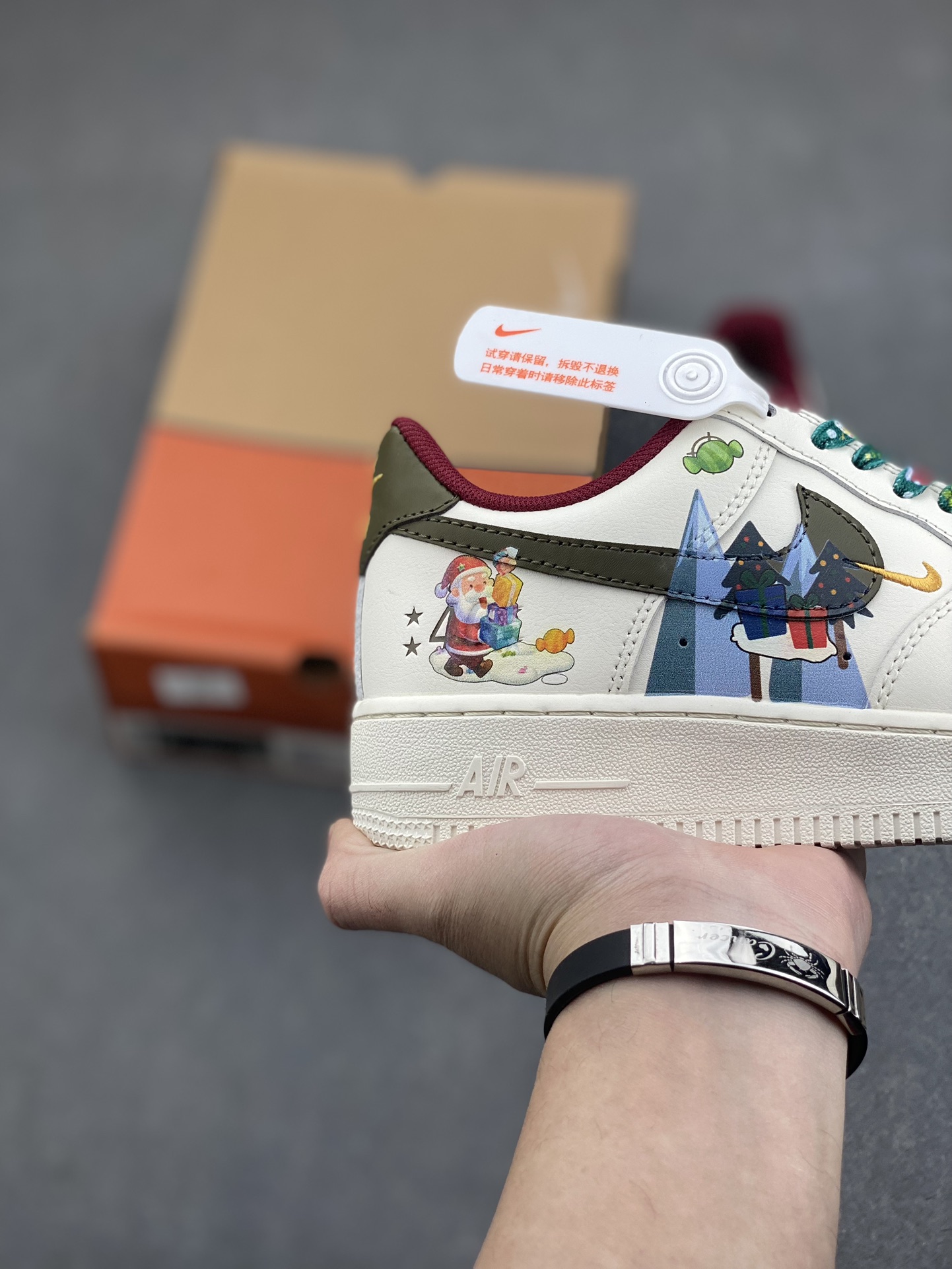 Nike Air Force 1 Low Christmas Party Custom Sneakers - Festive Holiday Style 6 i1734070963 9447 1