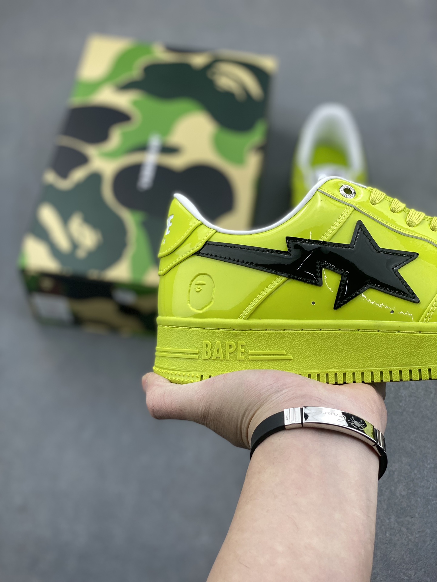 Nike Air Force 1 Low 07 x BAPE Green Black - Authentic Low-Top Sneakers 6 i1734072334 2915 4
