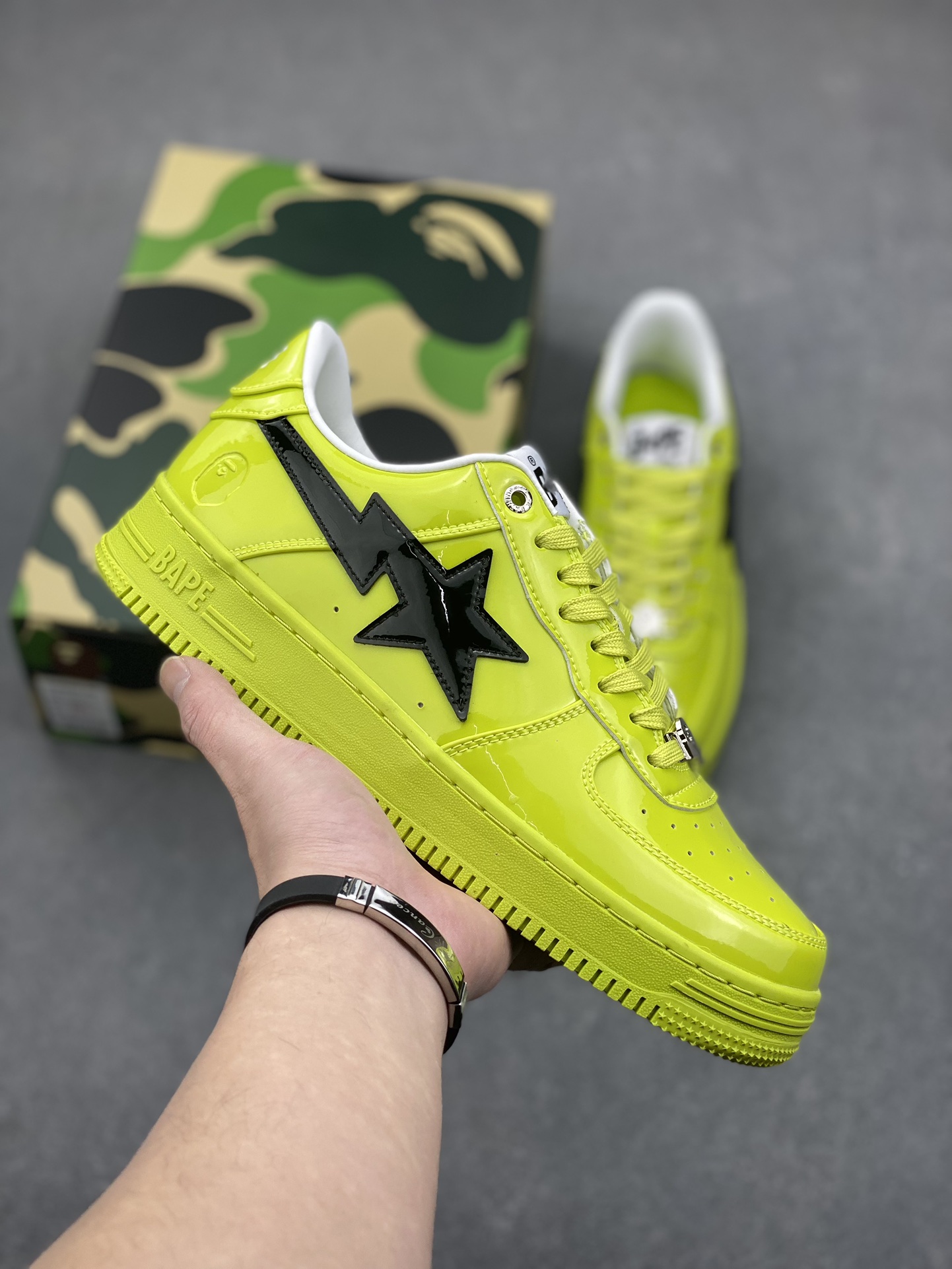 Nike Air Force 1 Low 07 x BAPE Green Black - Authentic Low-Top Sneakers 2 i1734072334 62 5