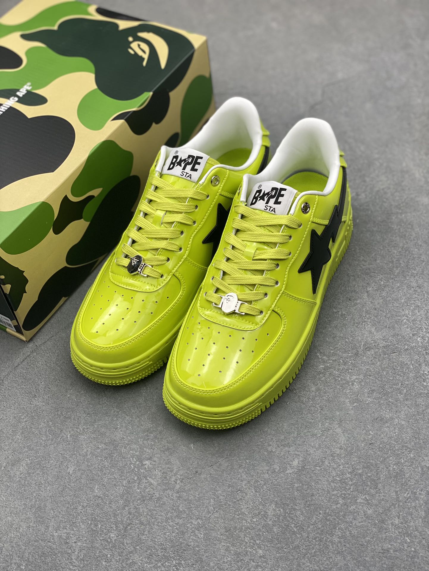 Nike Air Force 1 Low 07 x BAPE Green Black - Authentic Low-Top Sneakers 9 i1734072334 7702 8