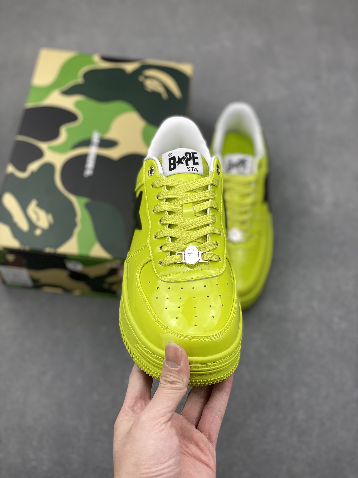 Nike Air Force 1 Low 07 x BAPE Green Black - Authentic Low-Top Sneakers 3 i1734072334 919 2