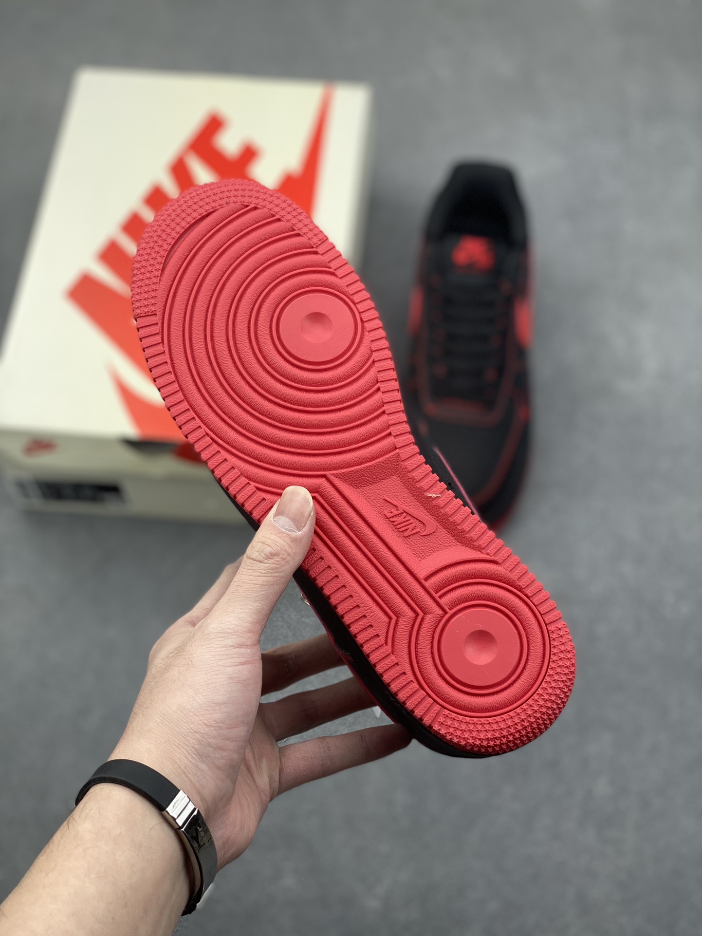 Nike Air Force 1 '07 Low Black/Red Stitching Casual Sneakers DF0188-015 7 i1734072704 2943 6