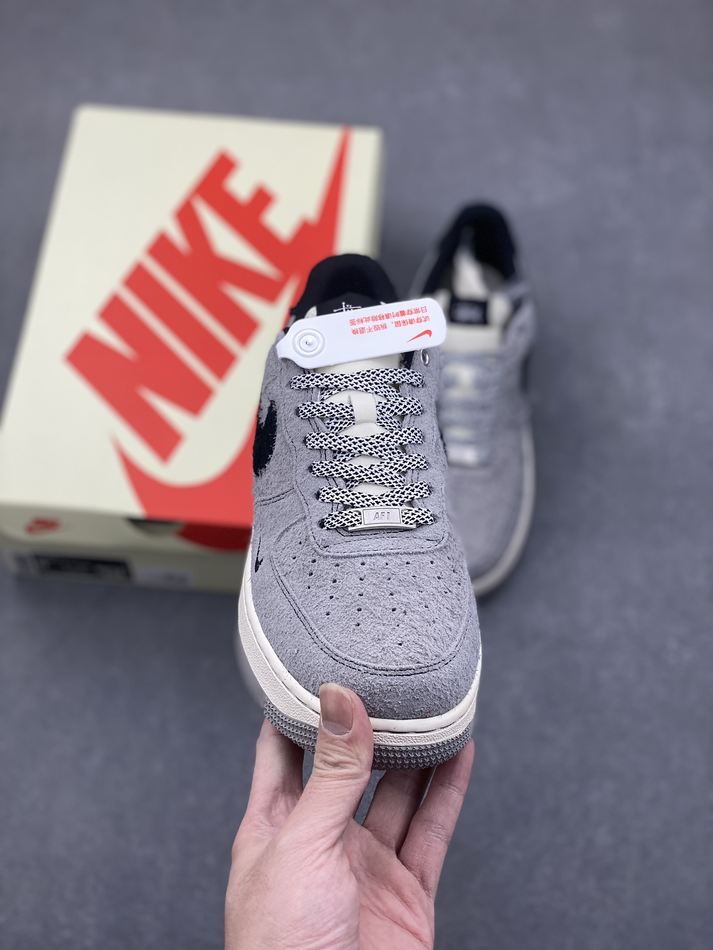 Nike Air Force 1 '07 Low Gray Sneakers Limited Edition - Company Grade 3 i1734072758 82 0