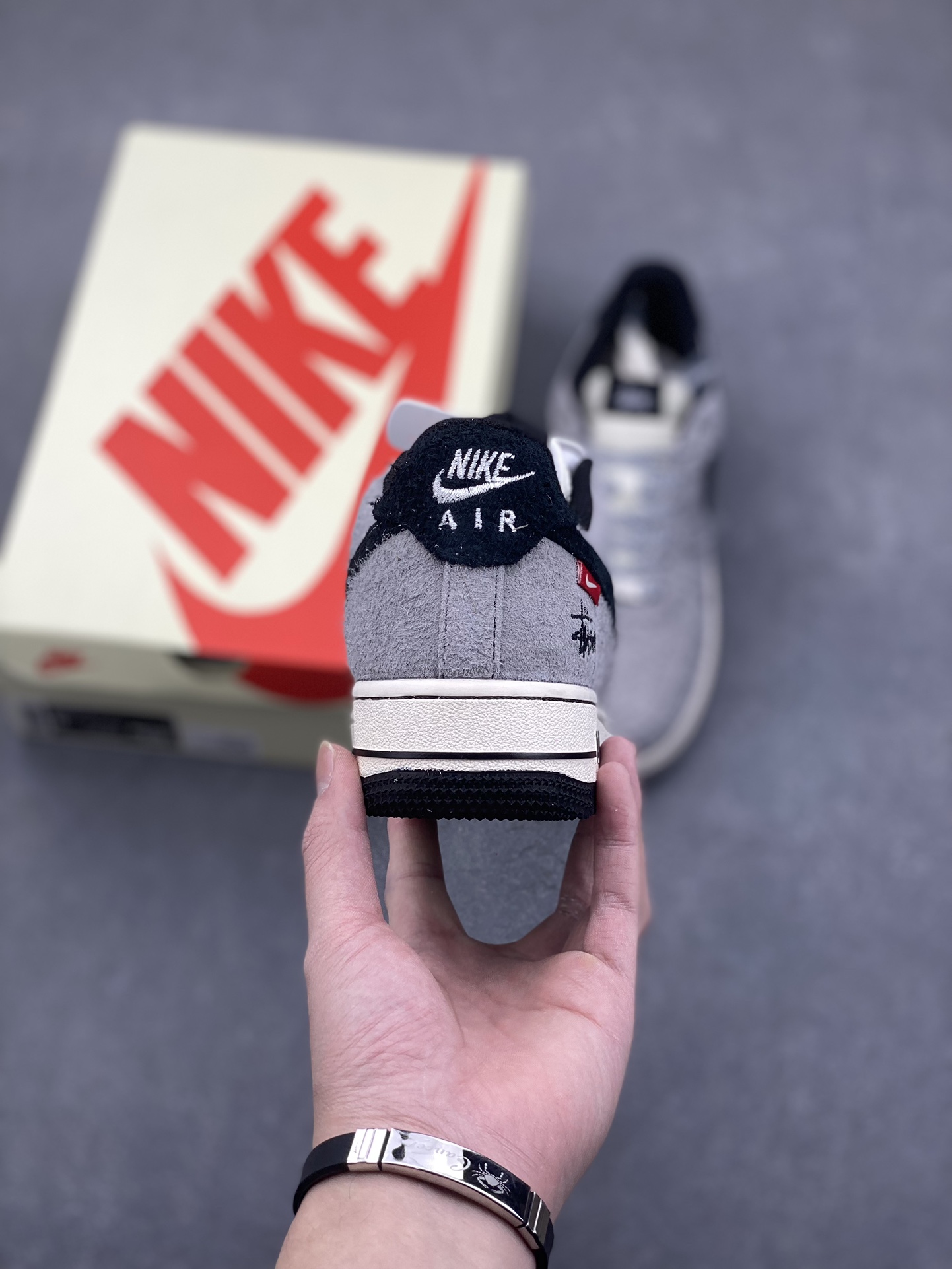Nike Air Force 1 '07 Low Gray Sneakers Limited Edition - Company Grade 5 i1734072759 9842 3
