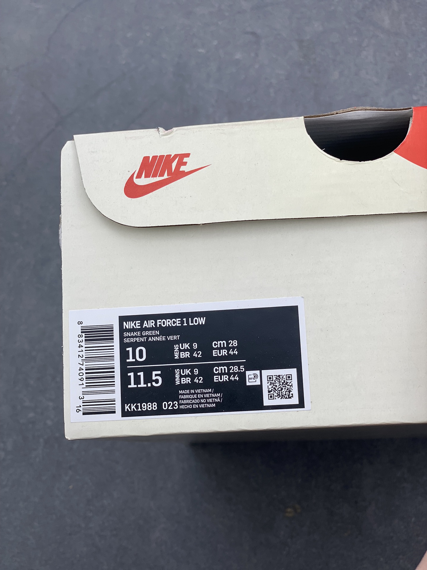 Nike Air Force 1 '07 Low 'Green Snake' Limited Edition Sneakers 10 i1734196310 4615 7