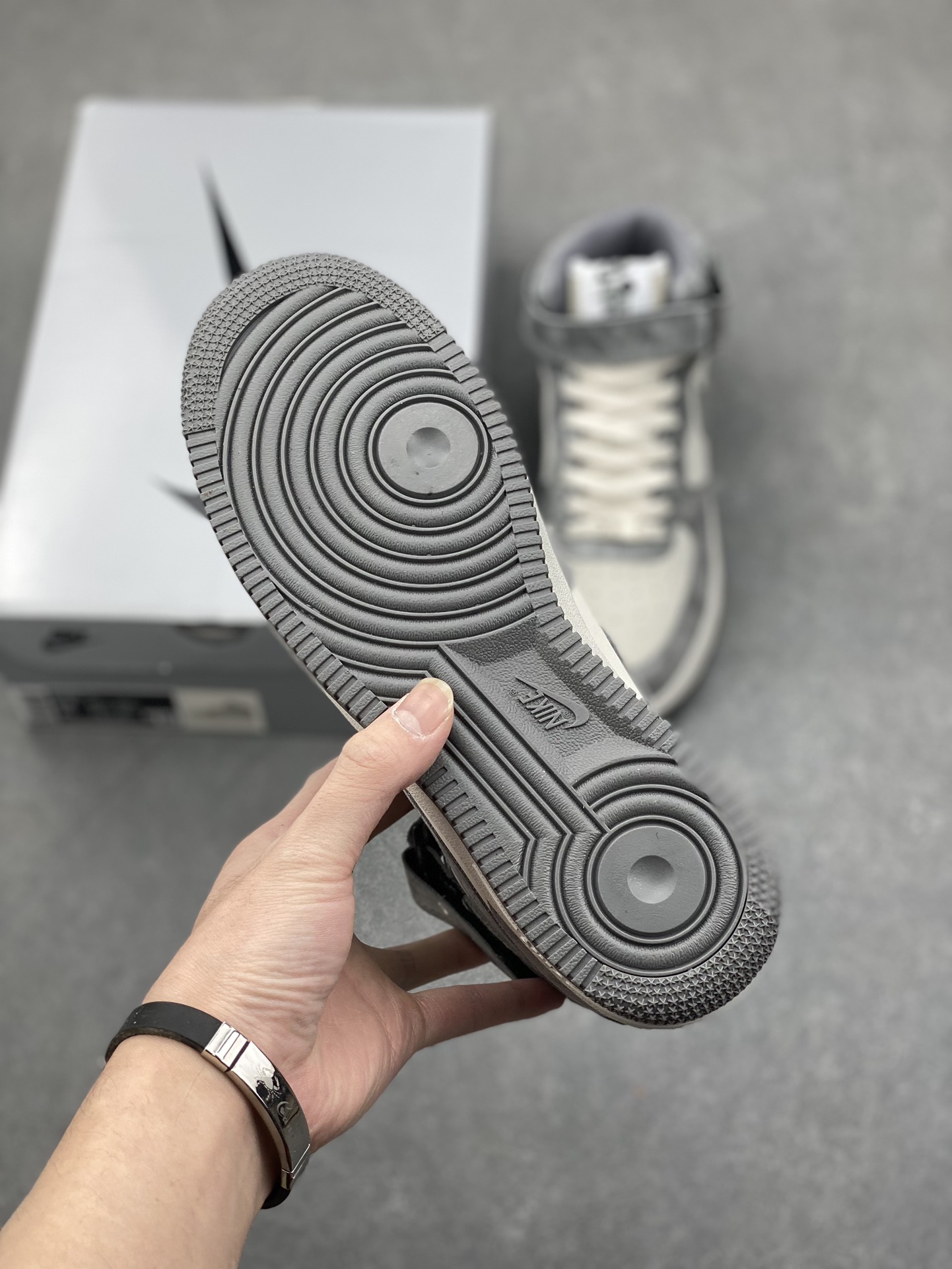 Nike Air Force 1 Mid '07 Suede Casual Sneakers - Grey/White, All Sizes 7 i1734280152 8780 0
