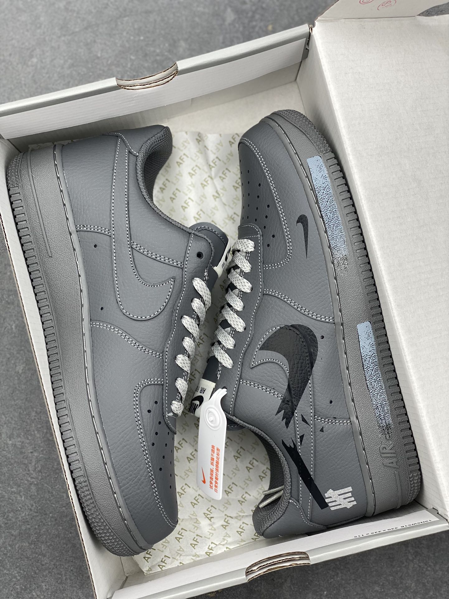 Nike Air Force 1 '07 Low Gray Sneakers DZ6767-109 Authentic Style & Comfort 10 i1734366787 1628 4
