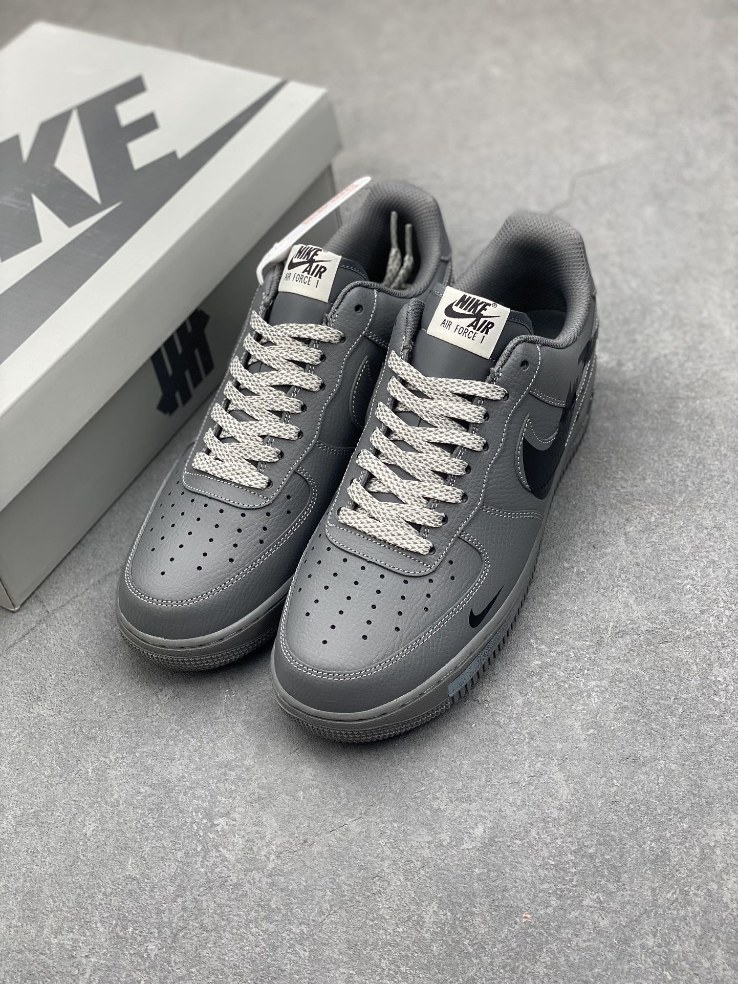 Nike Air Force 1 '07 Low Gray Sneakers DZ6767-109 Authentic Style & Comfort 9 i1734366787 952 3