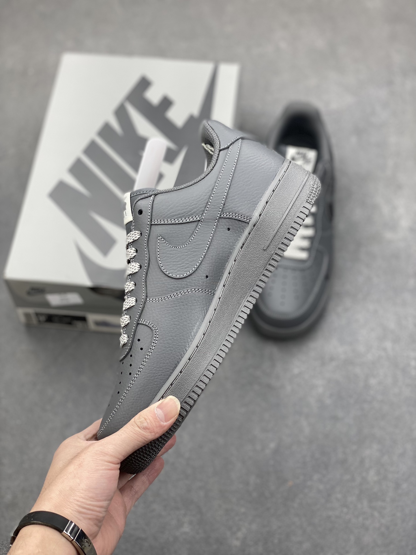 Nike Air Force 1 '07 Low Gray Sneakers DZ6767-109 Authentic Style & Comfort 4 i1734366788 5478 6
