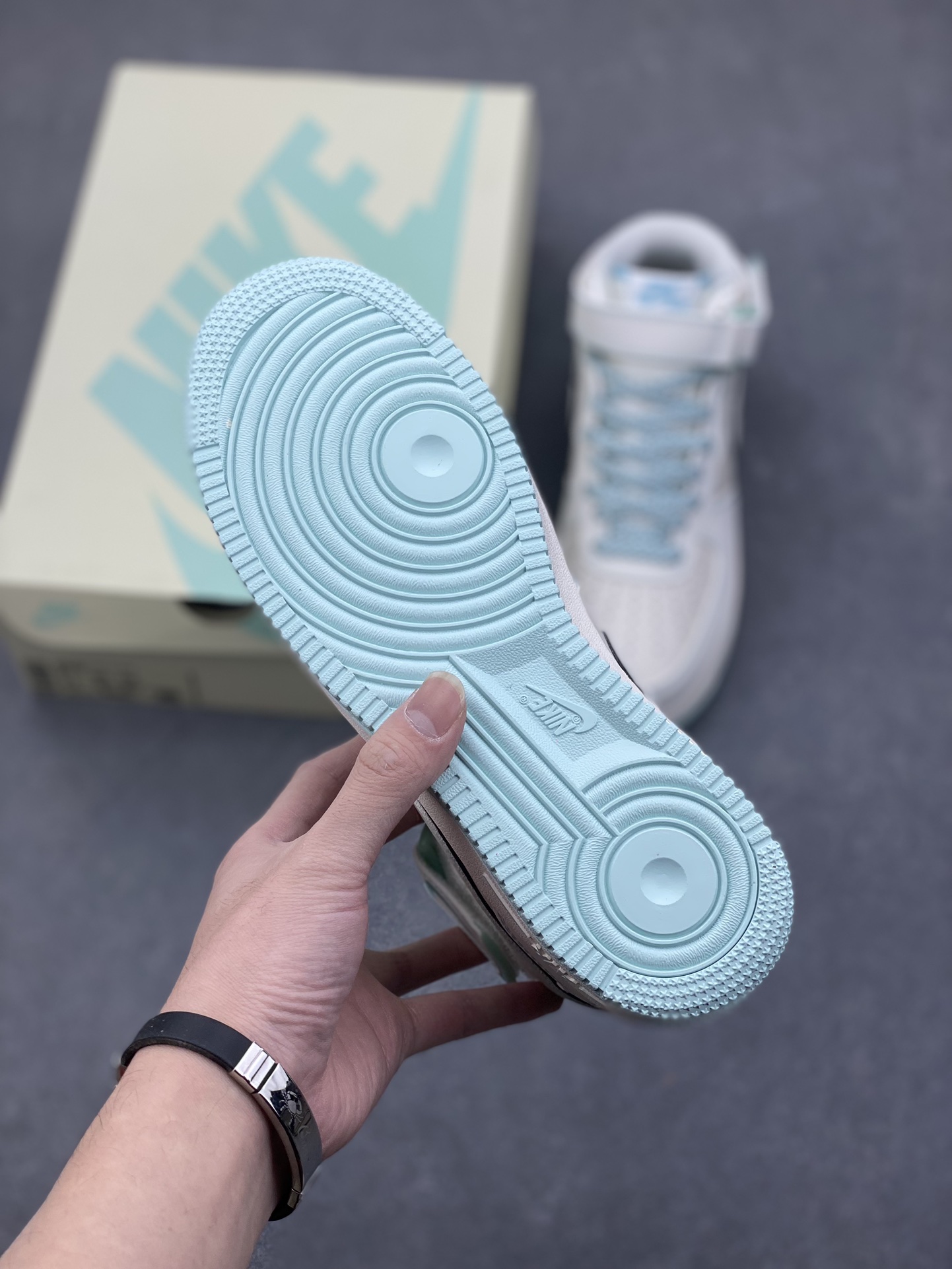 Nike X Undefeated Air Force 1 '07 Mid 'Night Marauder' Casual Sneakers 7 i1734366850 191 7