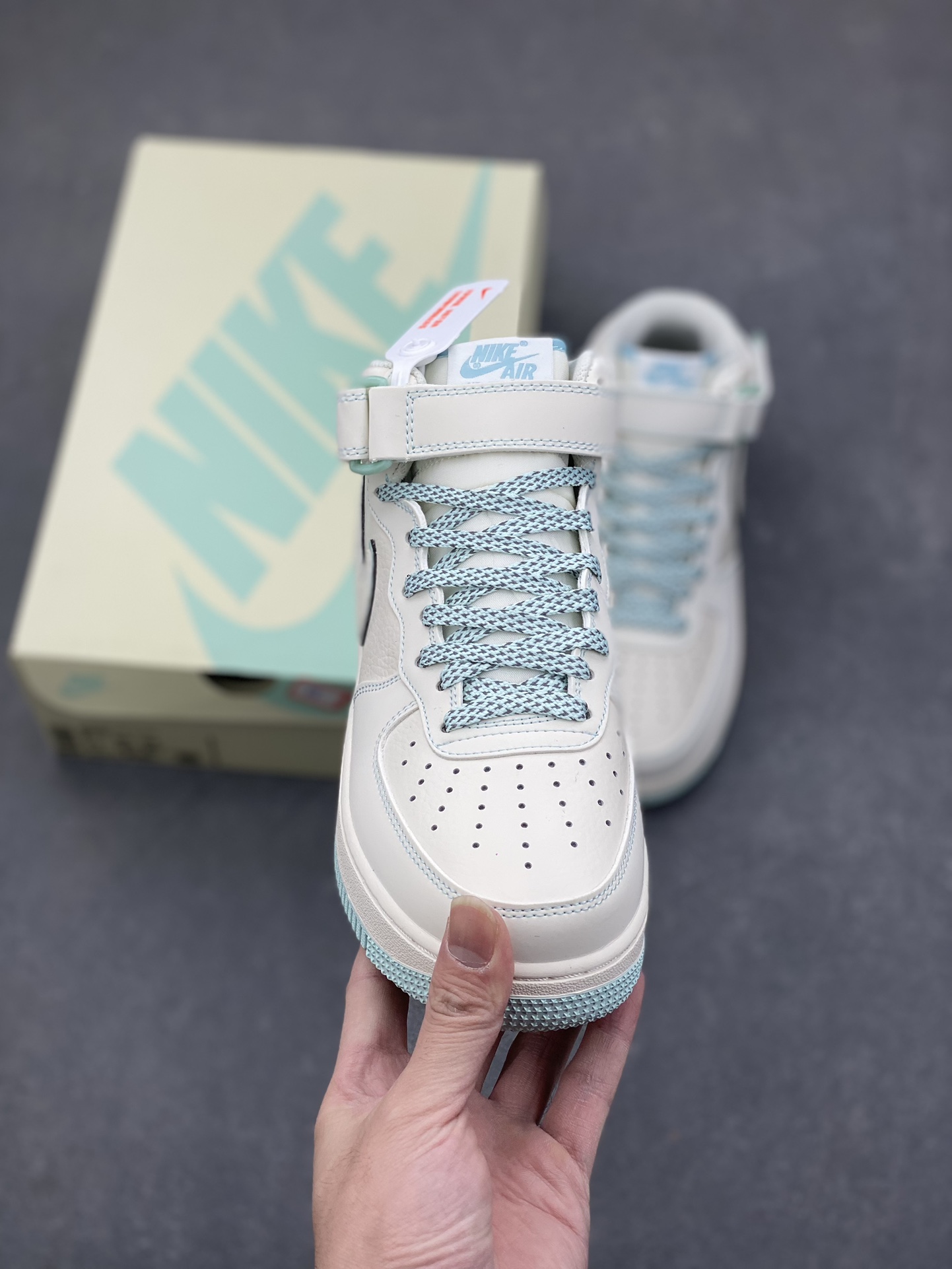 Nike X Undefeated Air Force 1 '07 Mid 'Night Marauder' Casual Sneakers 3 i1734366850 290 0