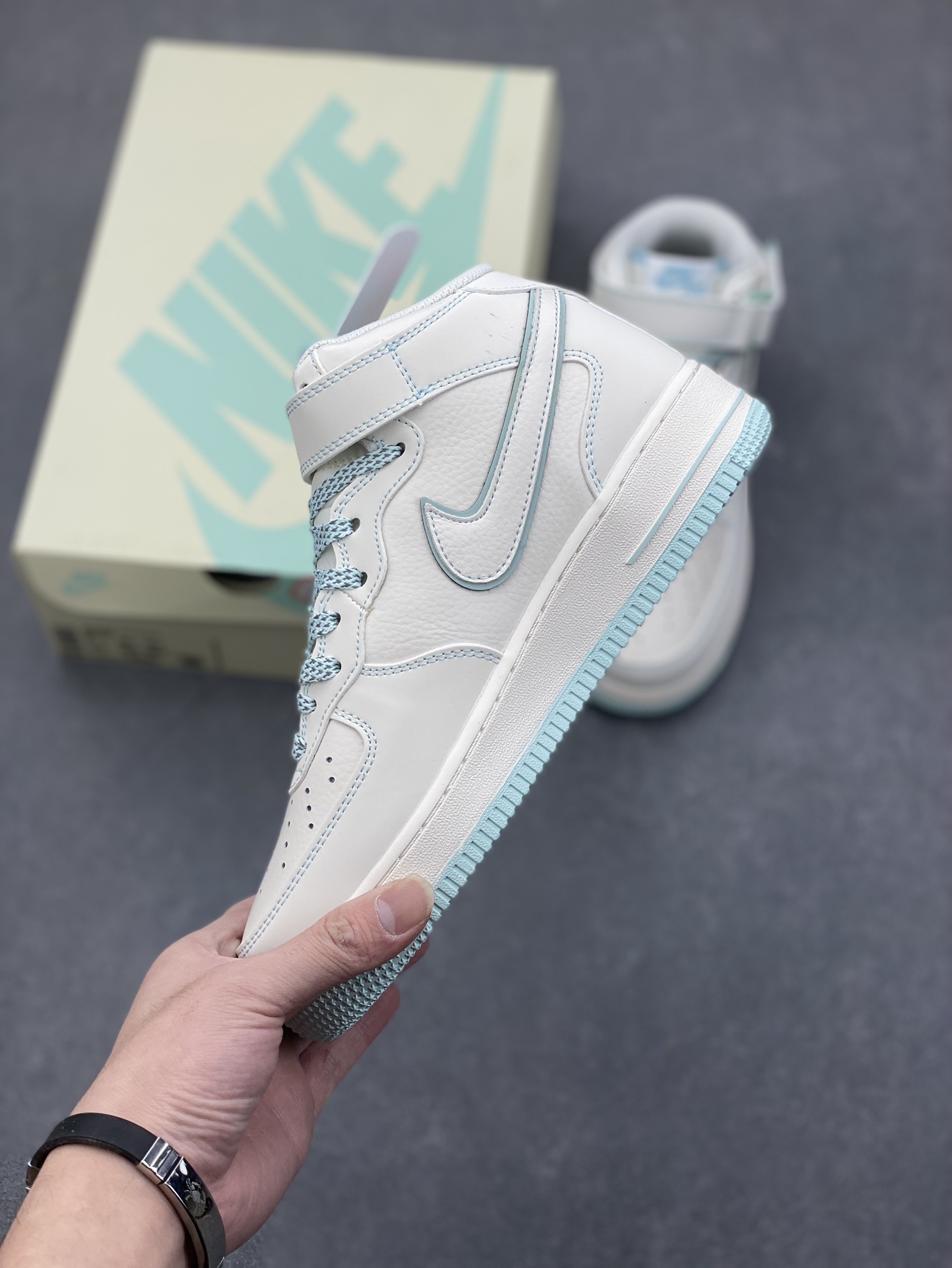 Nike X Undefeated Air Force 1 '07 Mid 'Night Marauder' Casual Sneakers 4 i1734366850 7155 5
