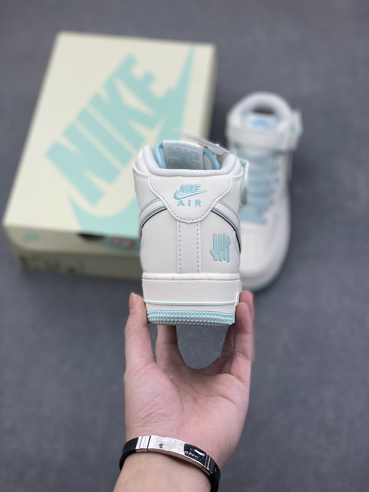 Nike X Undefeated Air Force 1 '07 Mid 'Night Marauder' Casual Sneakers 5 i1734366850 7668 1