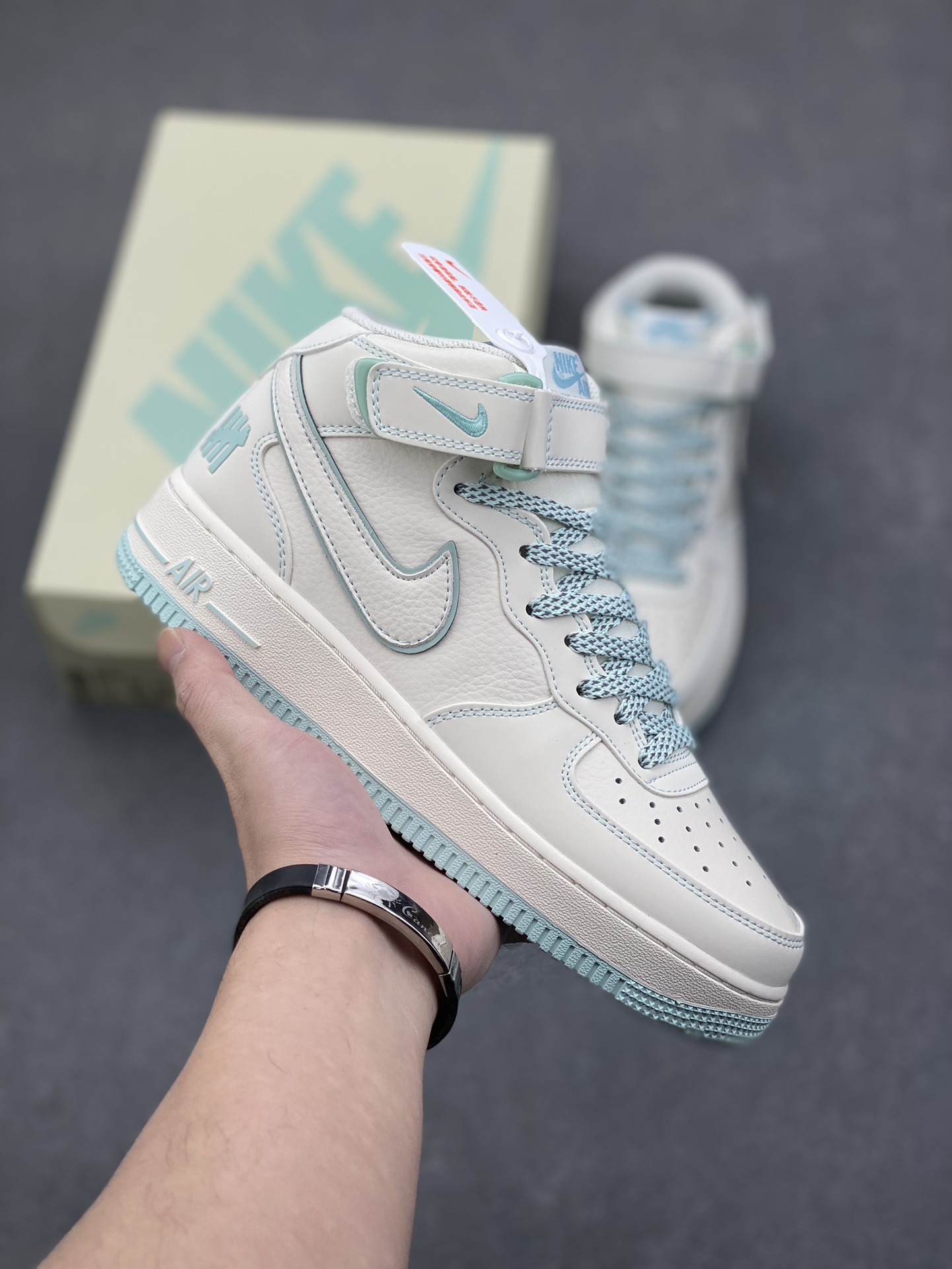 Nike X Undefeated Air Force 1 '07 Mid 'Night Marauder' Casual Sneakers 2 i1734366850 7857 6